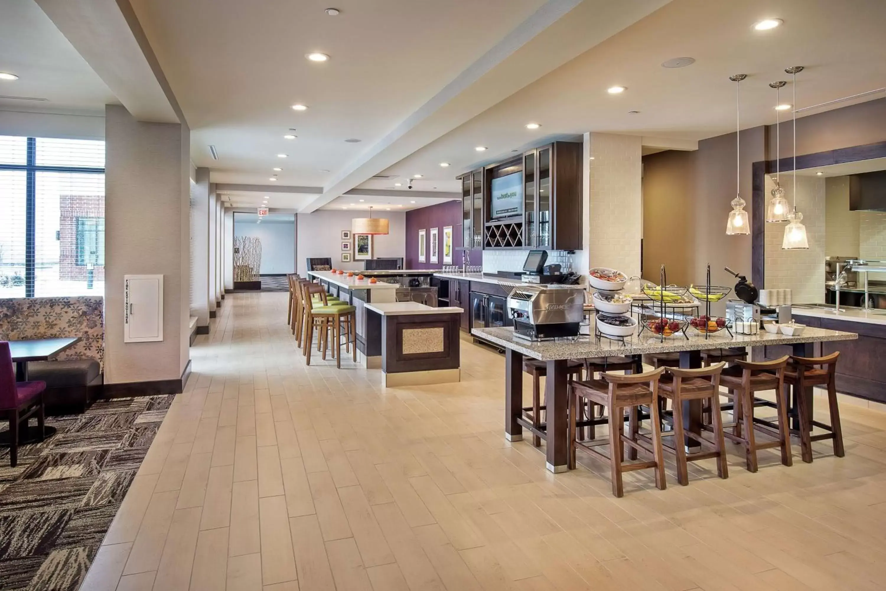 Lobby or reception, Restaurant/Places to Eat in Hilton Garden Inn Pittsburgh Airport South-Robinson Mall