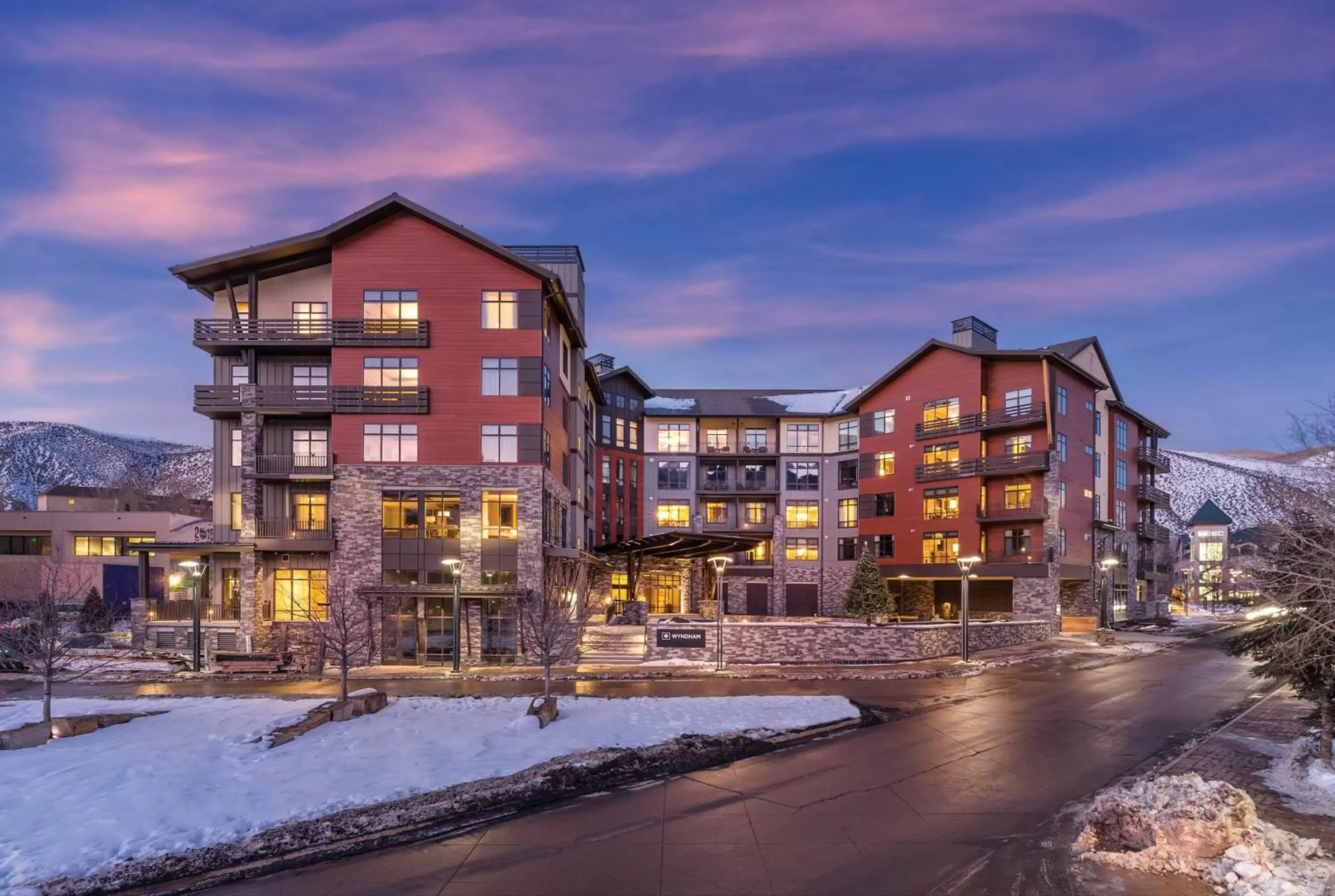 View (from property/room), Winter in Club Wyndham Resort at Avon