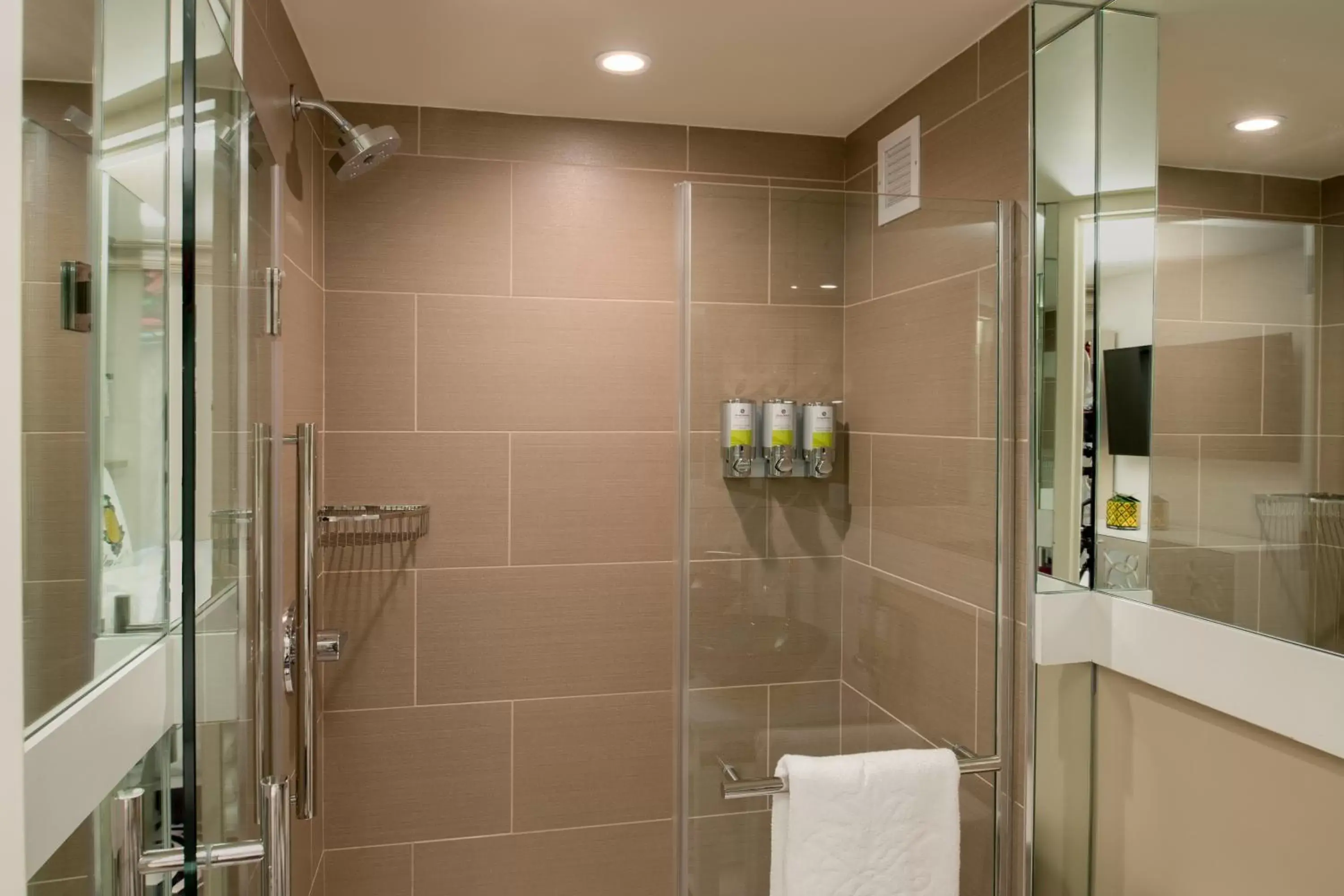 Shower, Bathroom in Staypineapple, An Artful Hotel, Midtown New York
