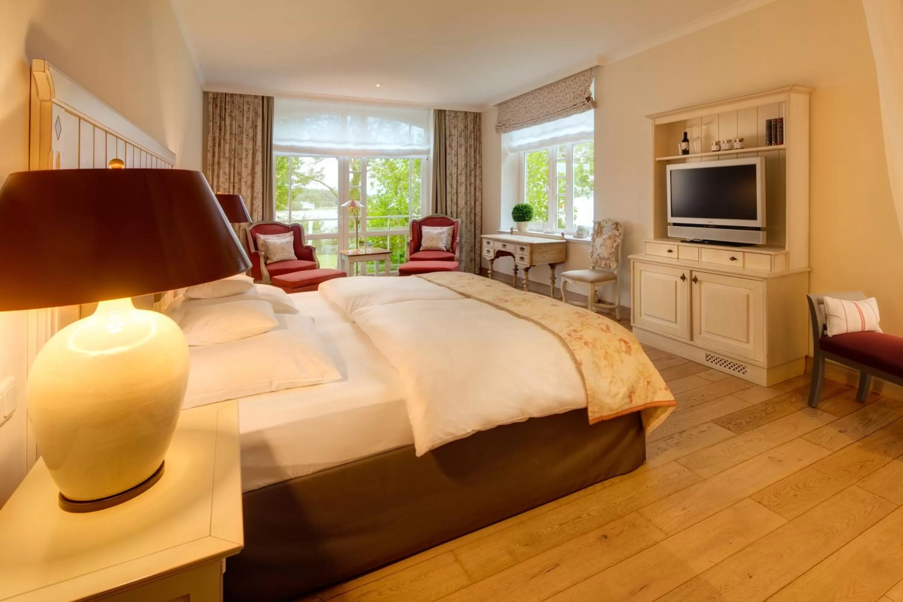 Deluxe Double Room with Fjord View in Vitalhotel Alter Meierhof