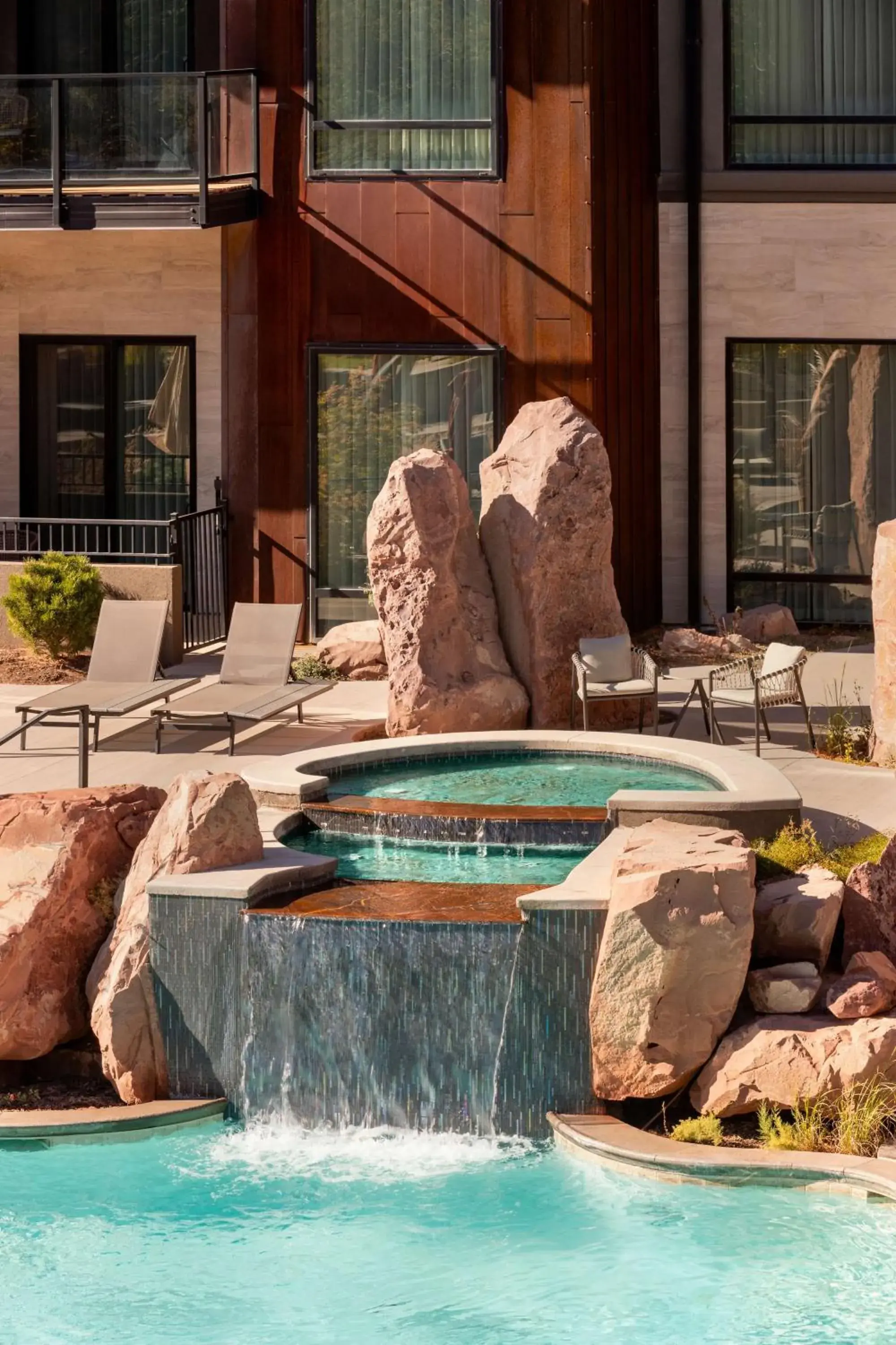 Pool view in Casitas At The Hoodoo Moab, Curio Collection By Hilton Pool view in Casitas At The Hoodoo Moab, Curio Collection By Hilton