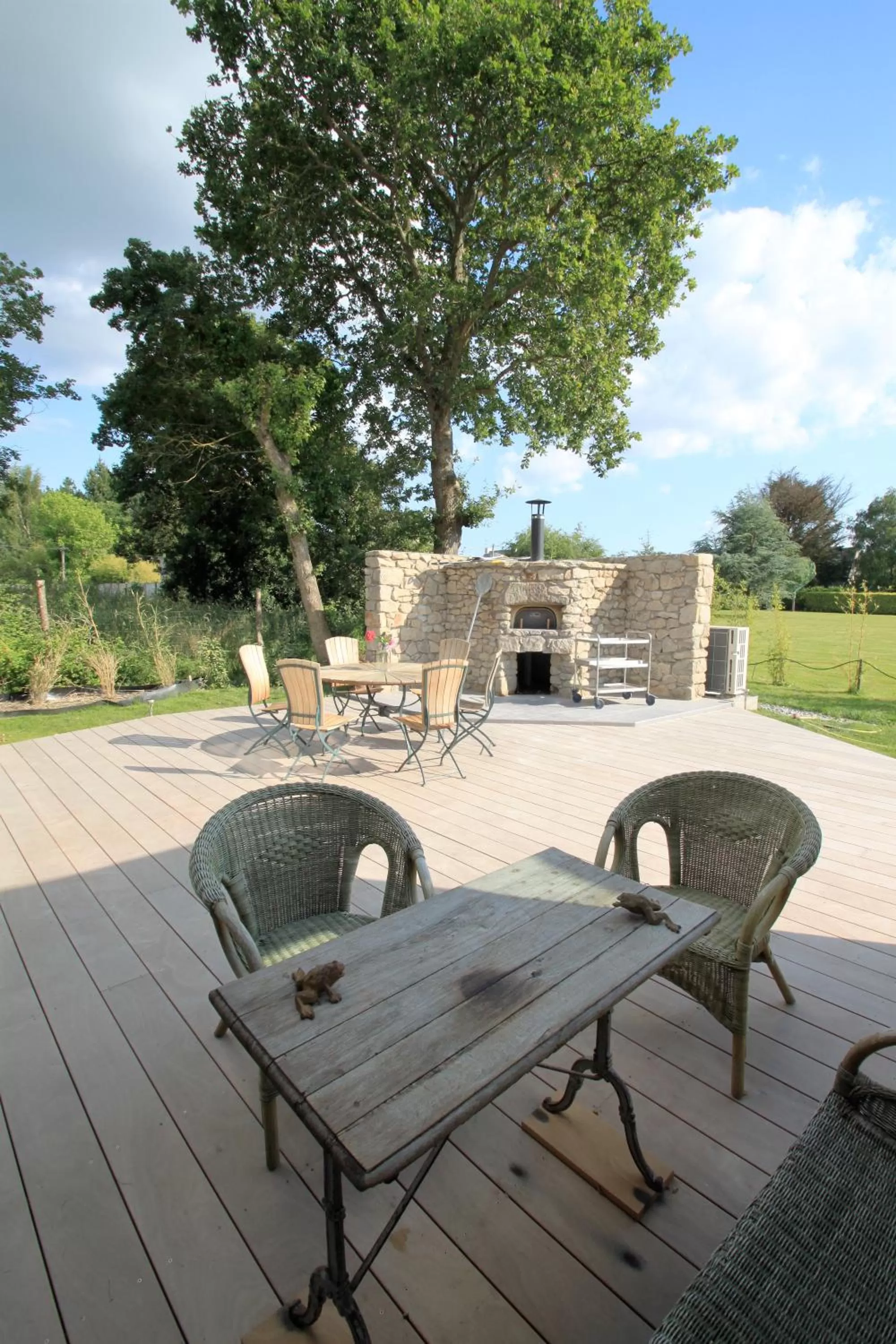 Patio, Swimming Pool in La Balade des Marais