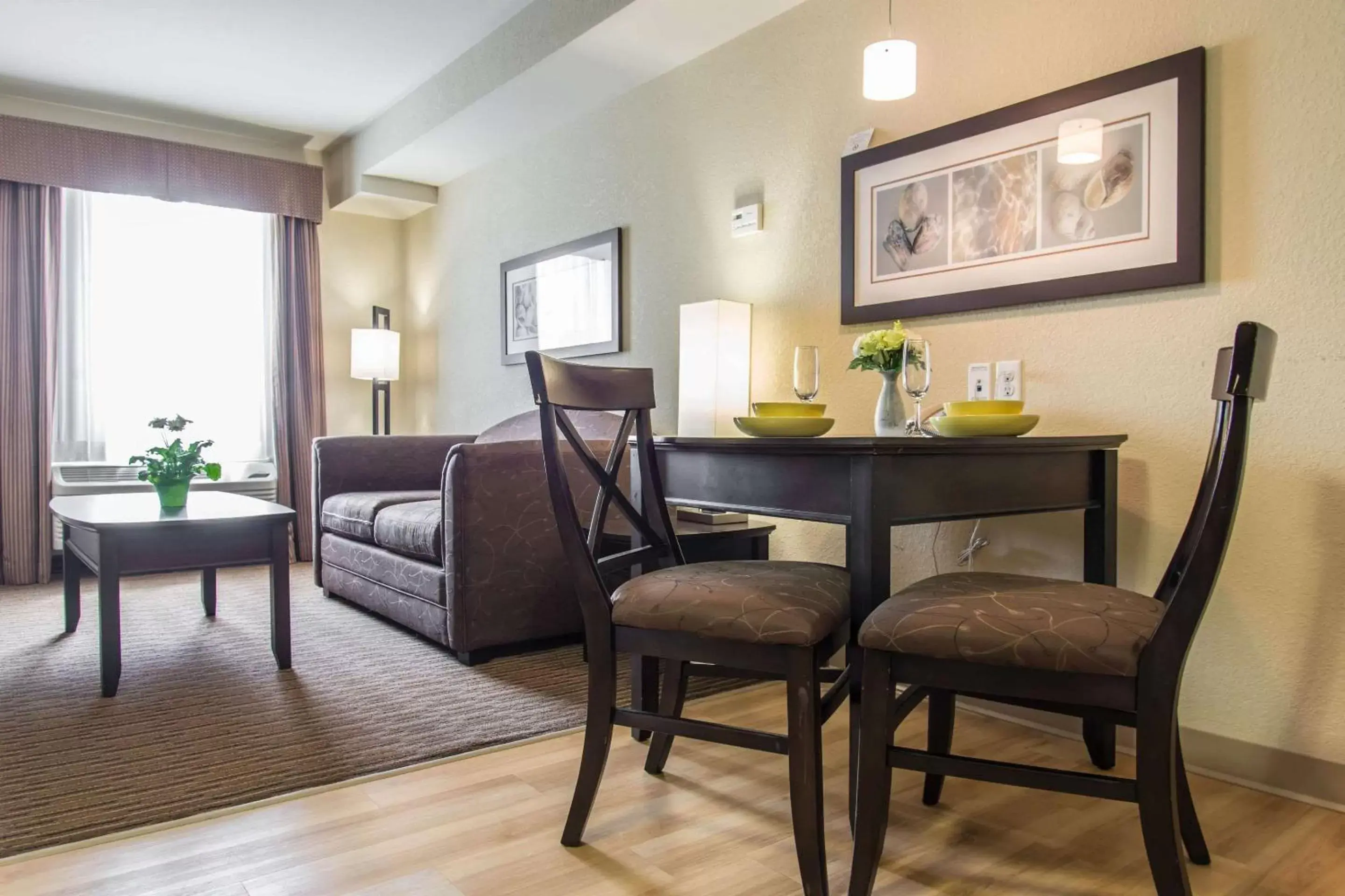 Photo of the whole room, Seating Area in MainStay Suites Winnipeg