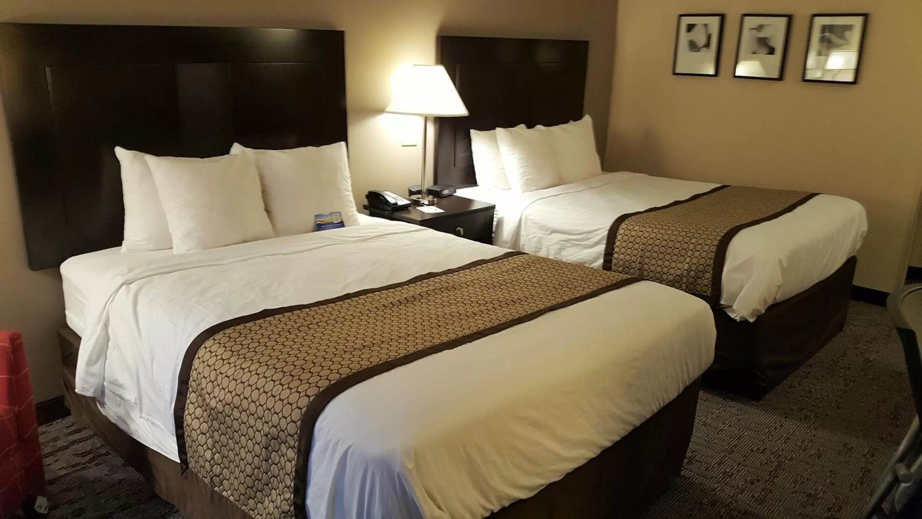 Bedroom, Bed in Baymont by Wyndham Belleville Airport Area Free Airport Shuttle
