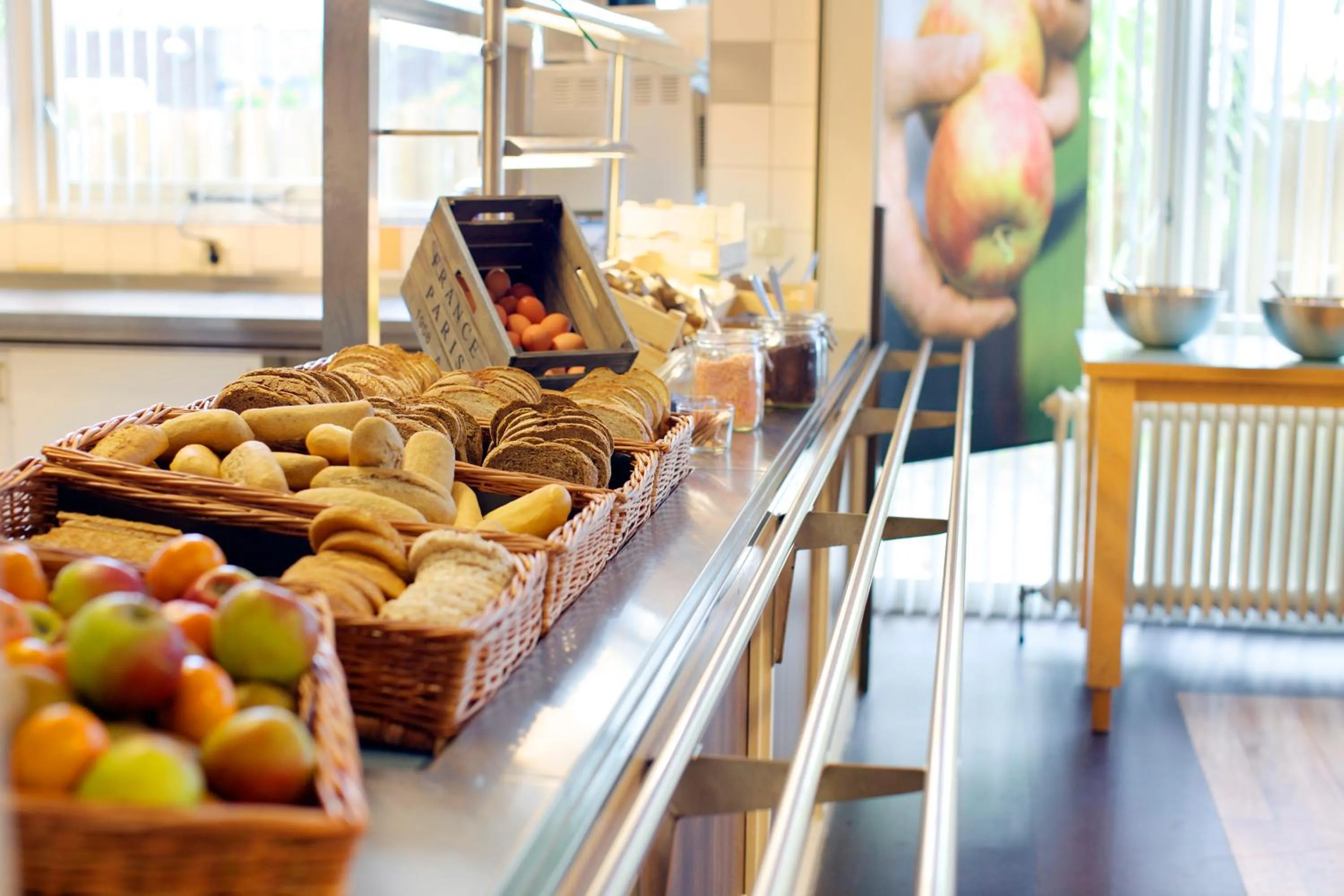 Breakfast in Stayokay Hostel Apeldoorn