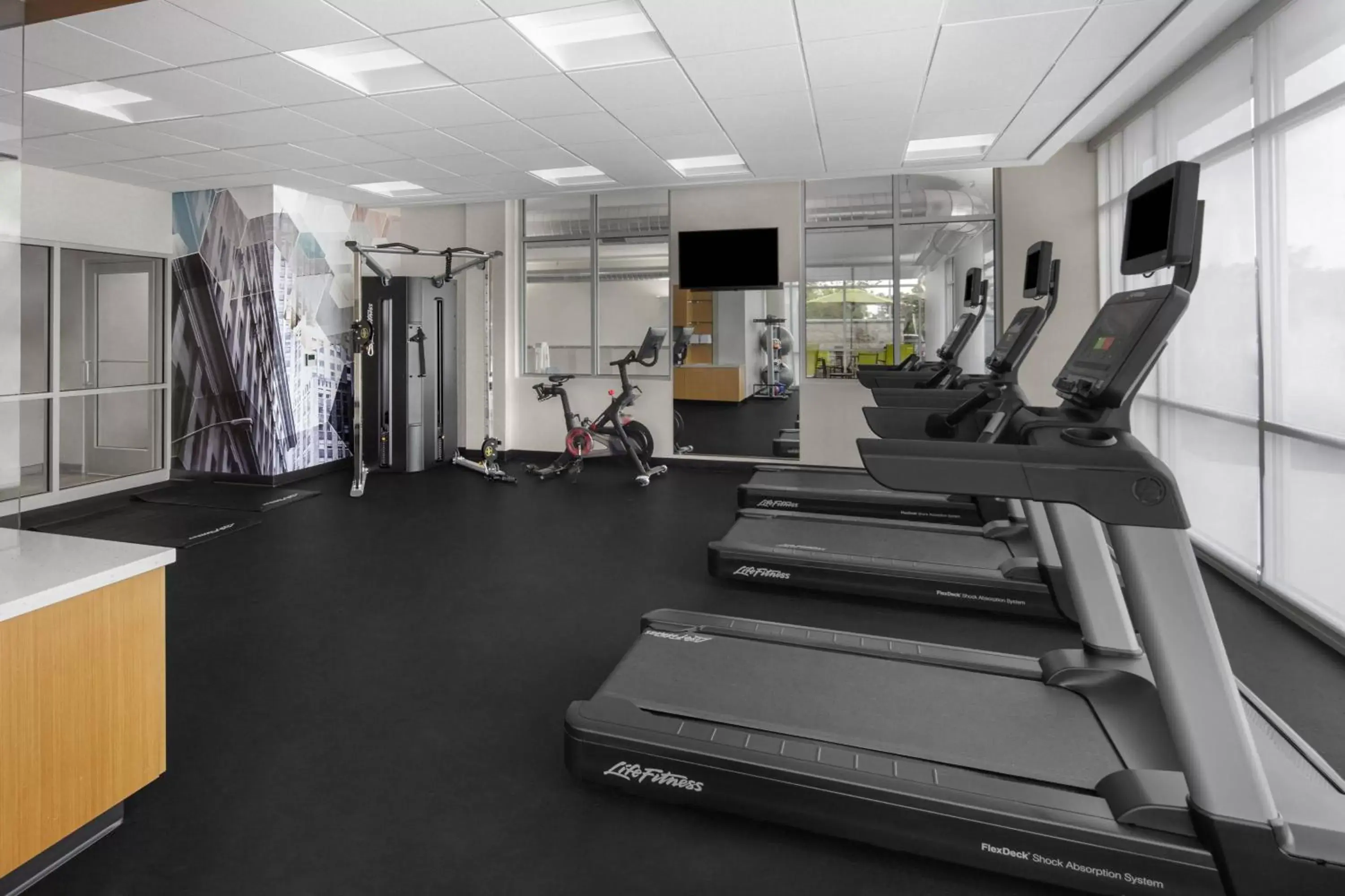 Fitness centre/facilities, Fitness Center/Facilities in SpringHill Suites by Marriott East Rutherford Meadowlands Carlstadt