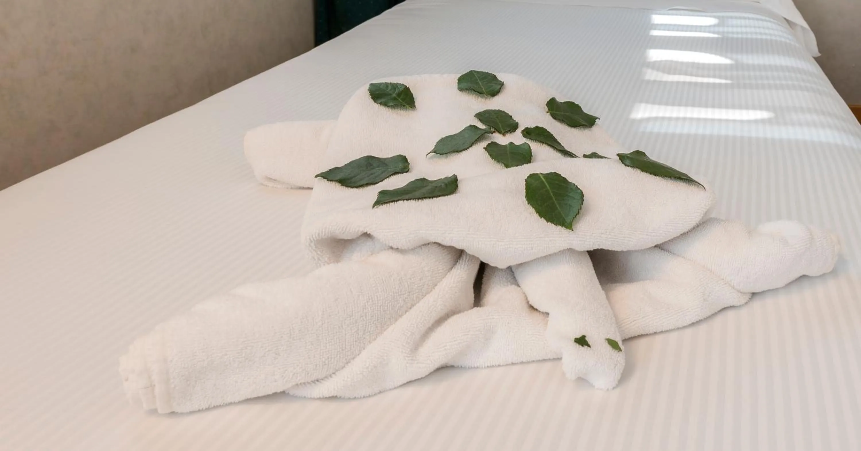 Decorative detail, Bed in Caesar's Hotel