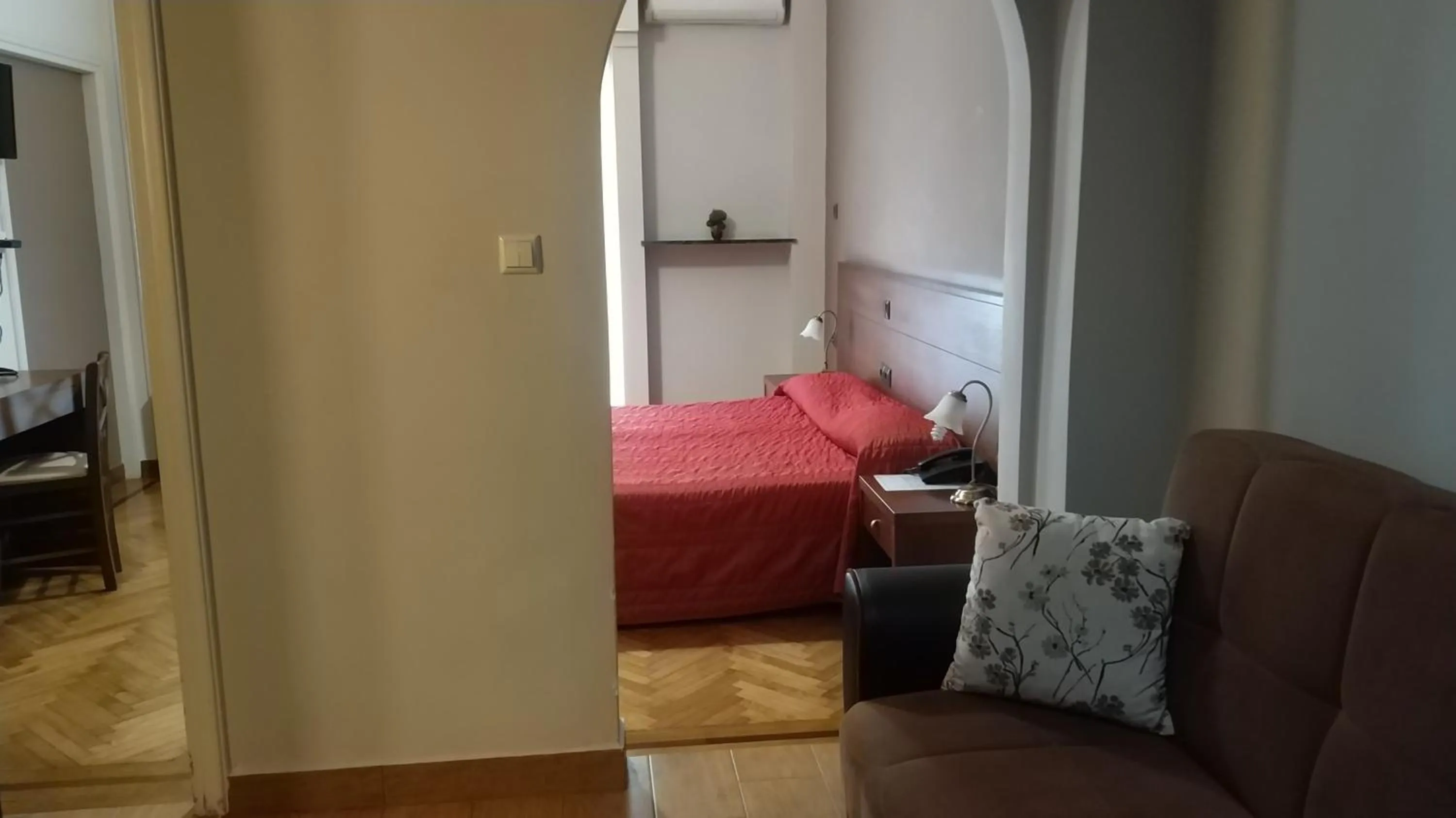 Bed in Ambrosia Suites