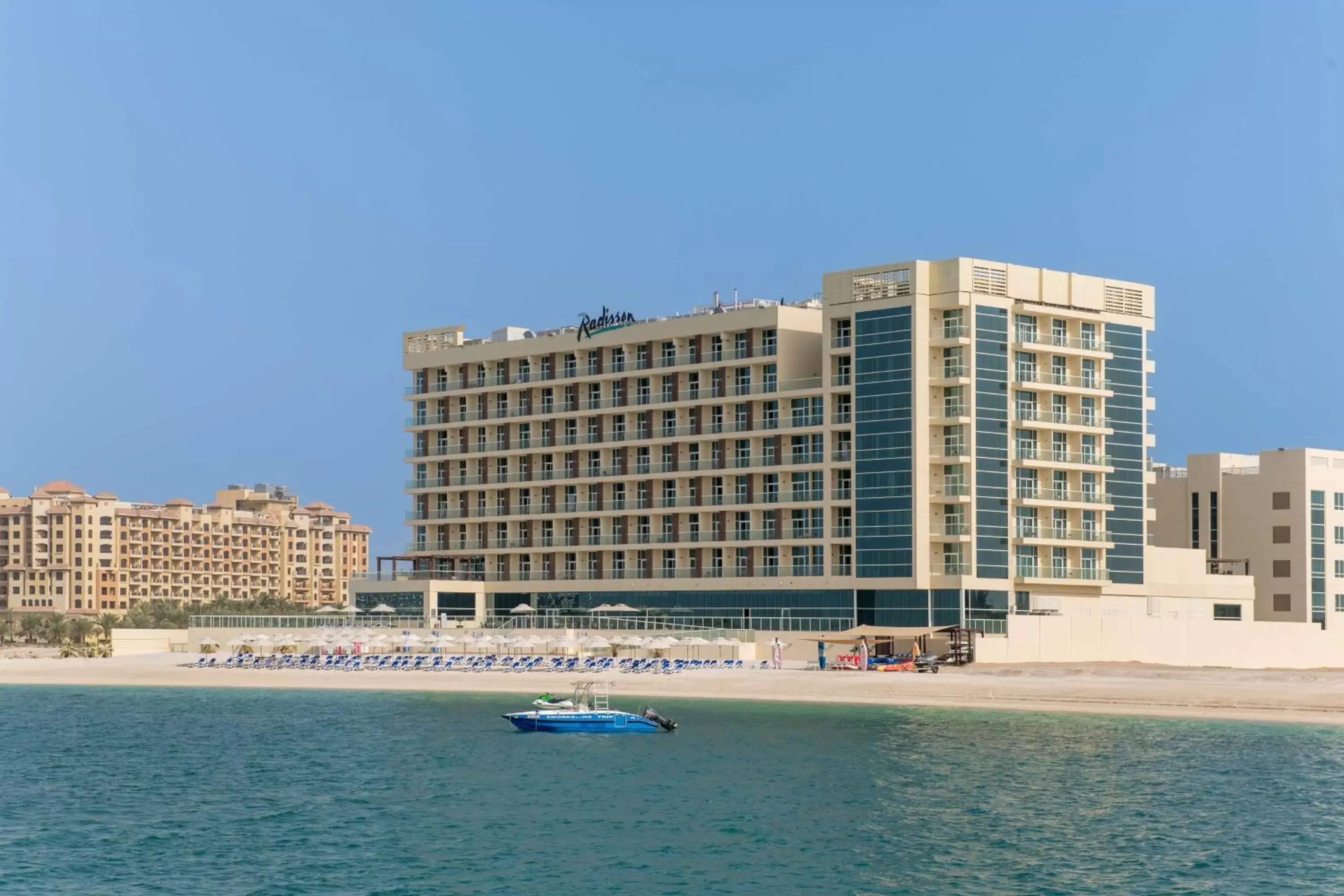 Property building in Radisson Resort Ras Al Khaimah Marjan Island Property building in Radisson Resort Ras Al Khaimah Marjan Island
