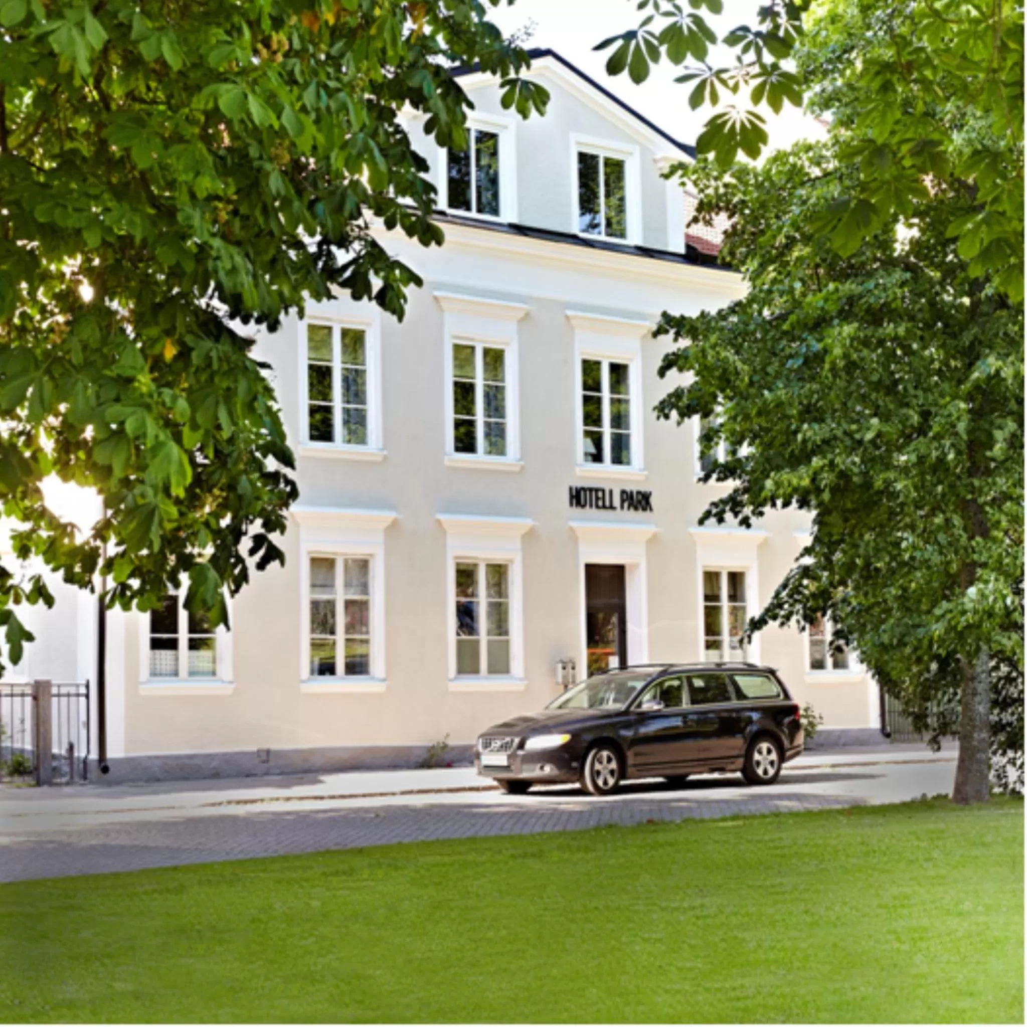 Facade/entrance in Hotell Park