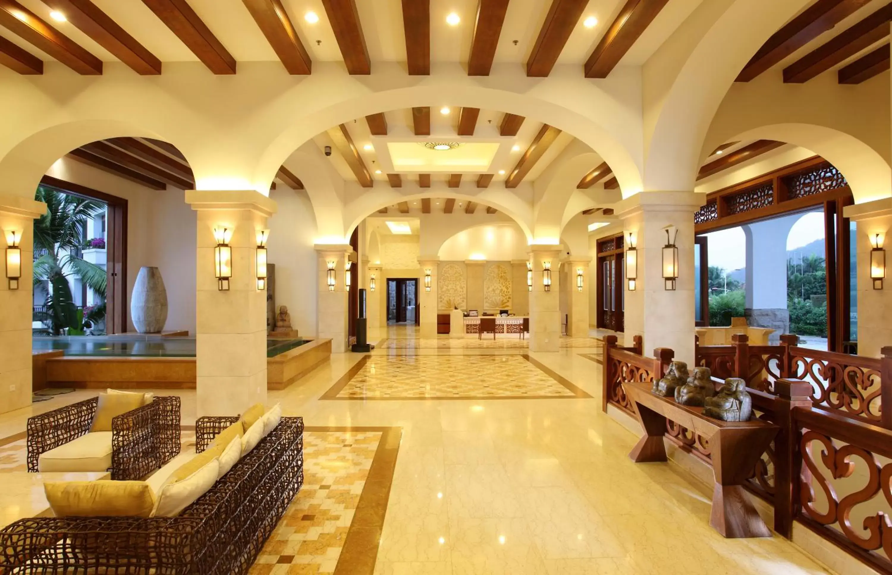 Lobby or reception in Aegean Suites Sanya Yalong Bay Resort