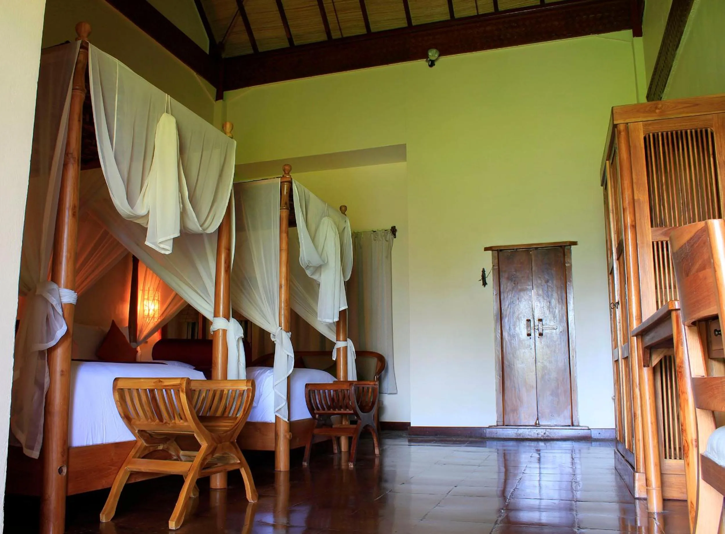 Bed in Junjungan Ubud Hotel and Spa