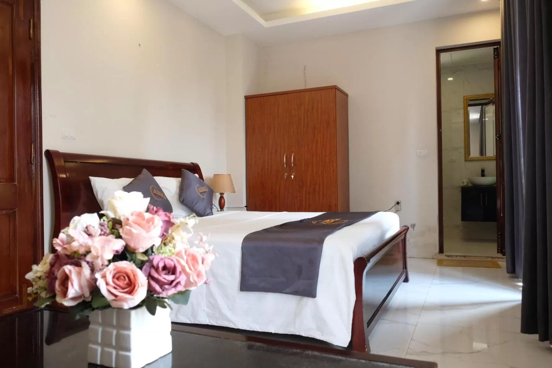 Bed in Aisha HOTELS and APARTMENTS