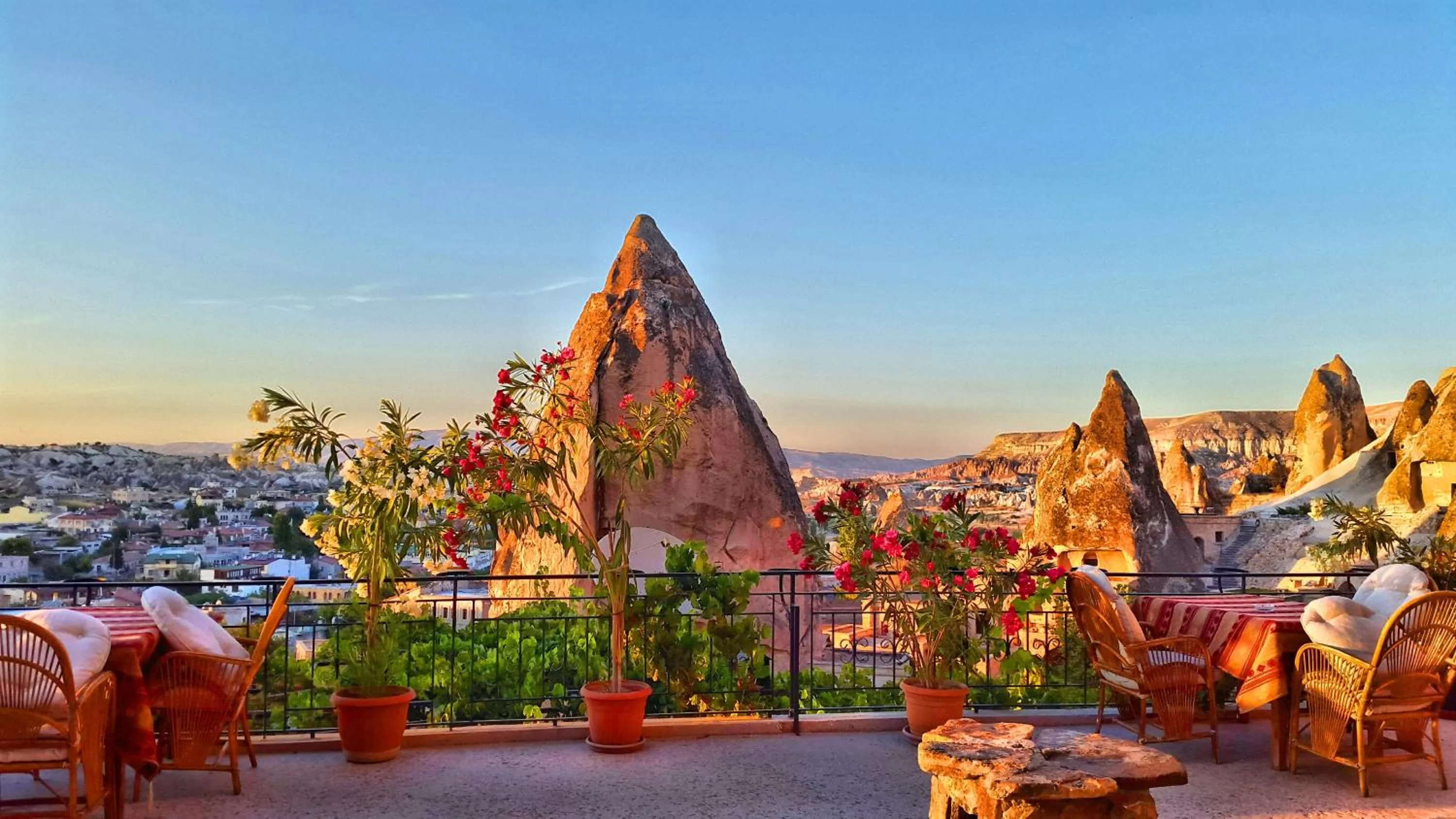 Sunset in Elite Cave Suites