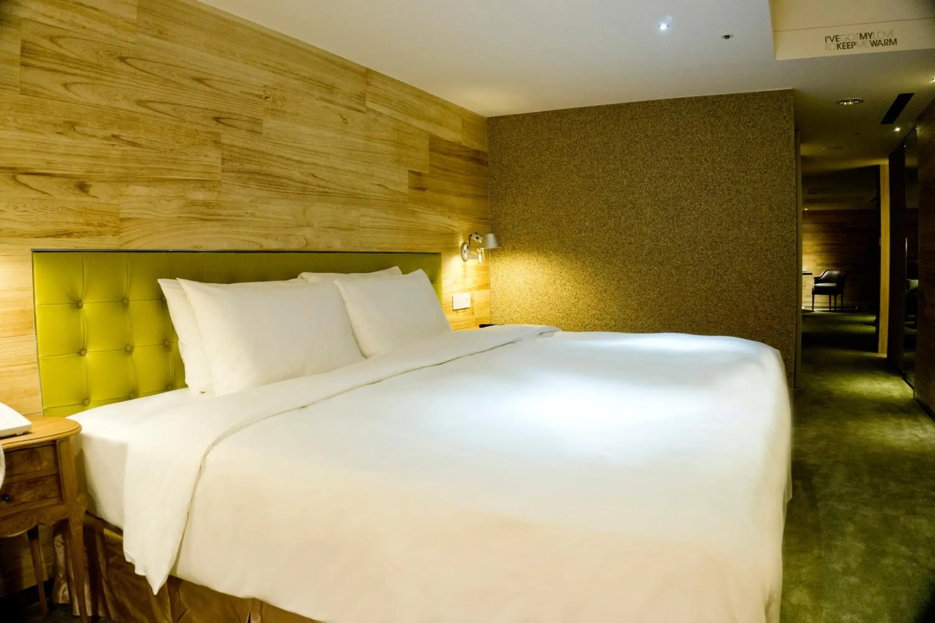 Bed in Inhouse Hotel Taichung