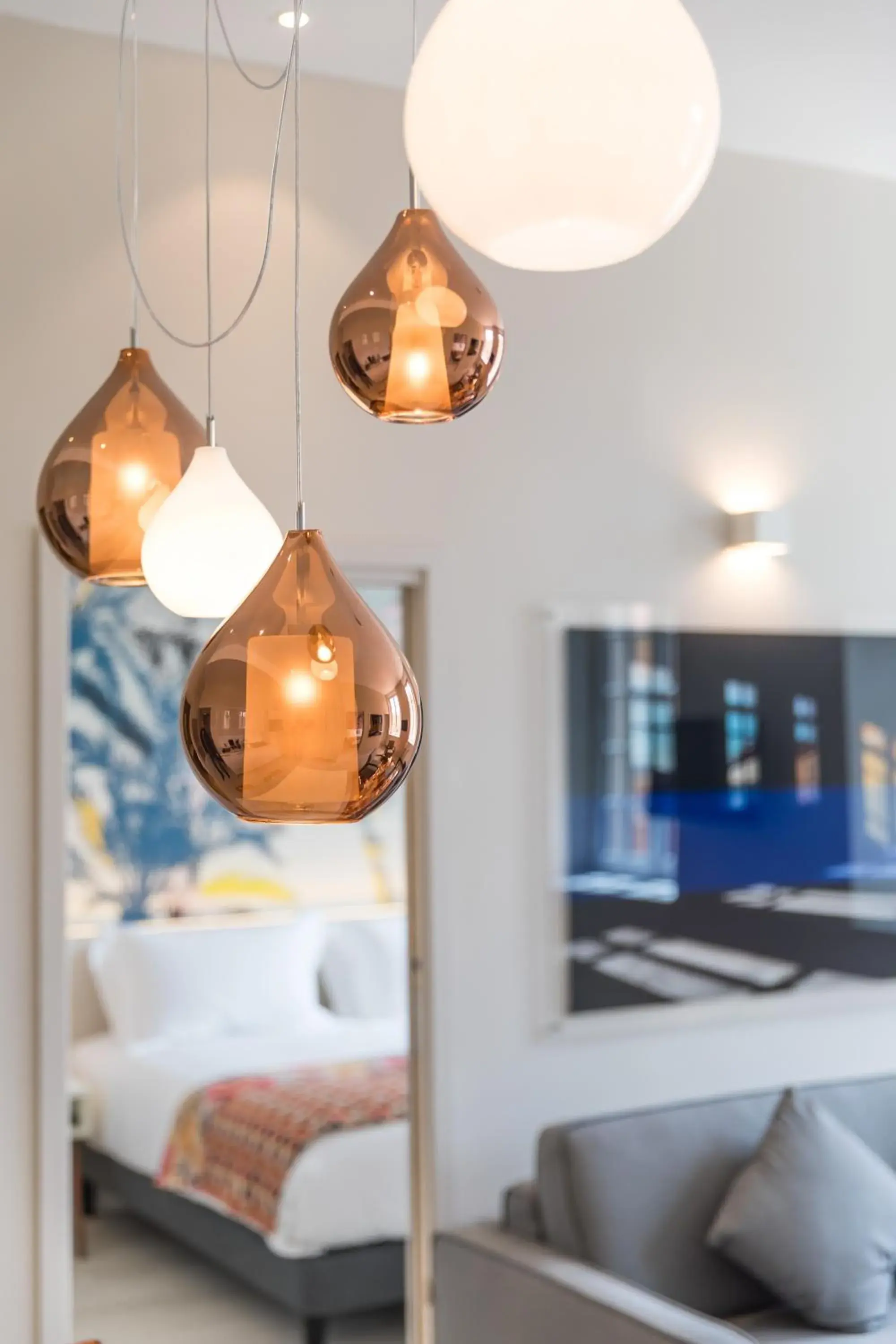 Decorative detail, Bed in Palais Saleya Boutique Hôtel Decorative detail, Bed in Palais Saleya Boutique Hôtel