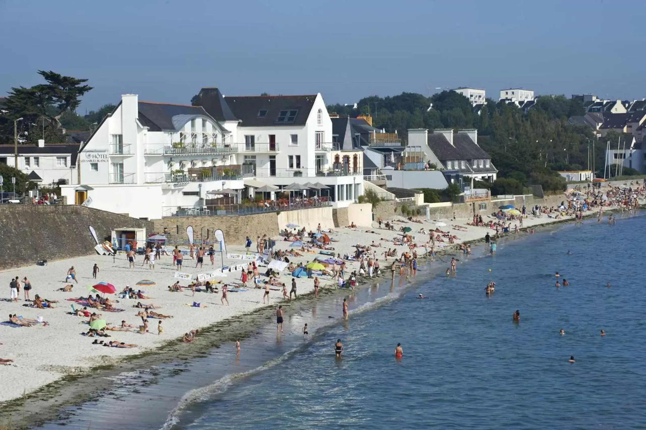 Bird's eye view, Beach in Les Sables Blancs