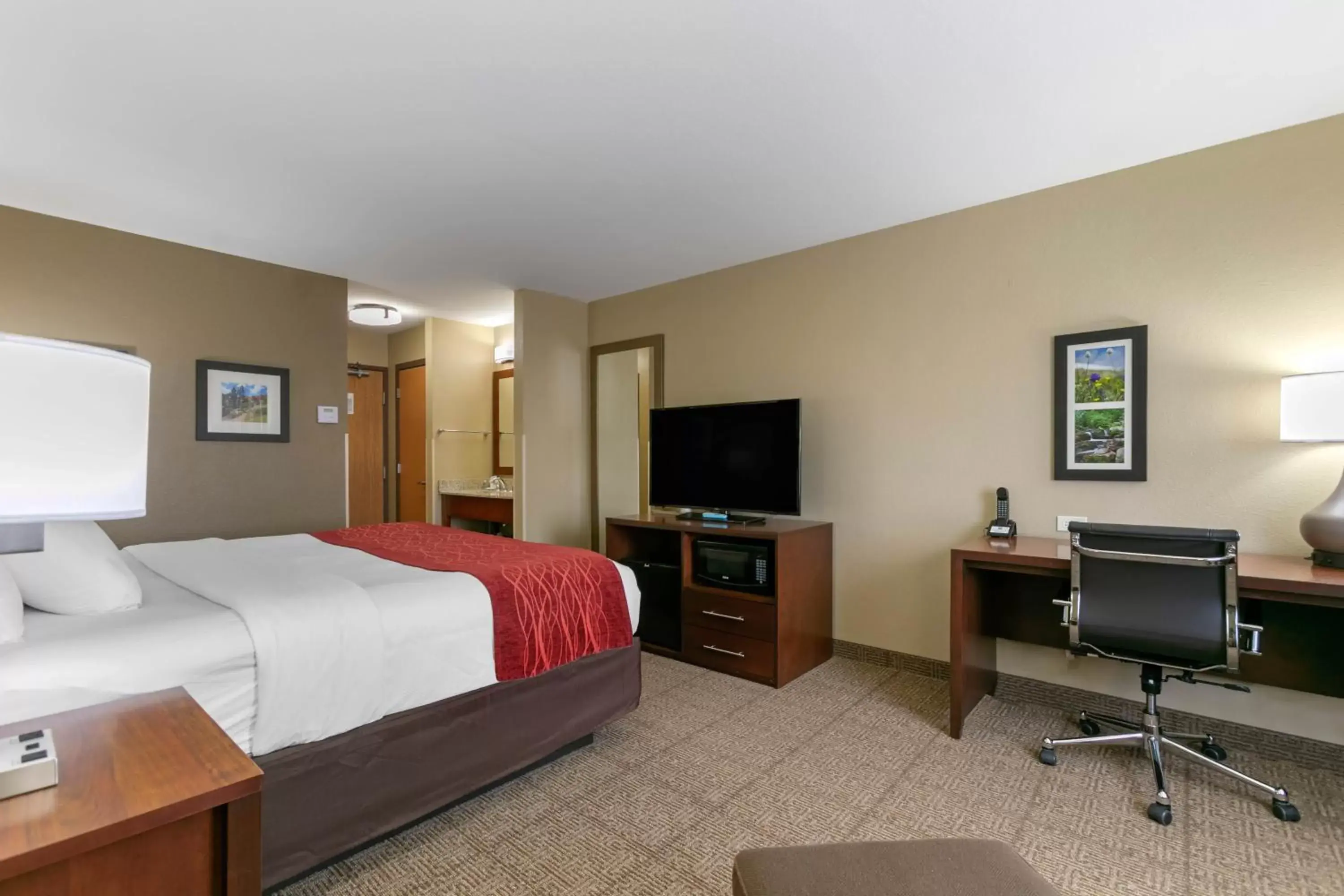Photo of the whole room, TV/Entertainment Center in Comfort Inn Near University of Wyoming