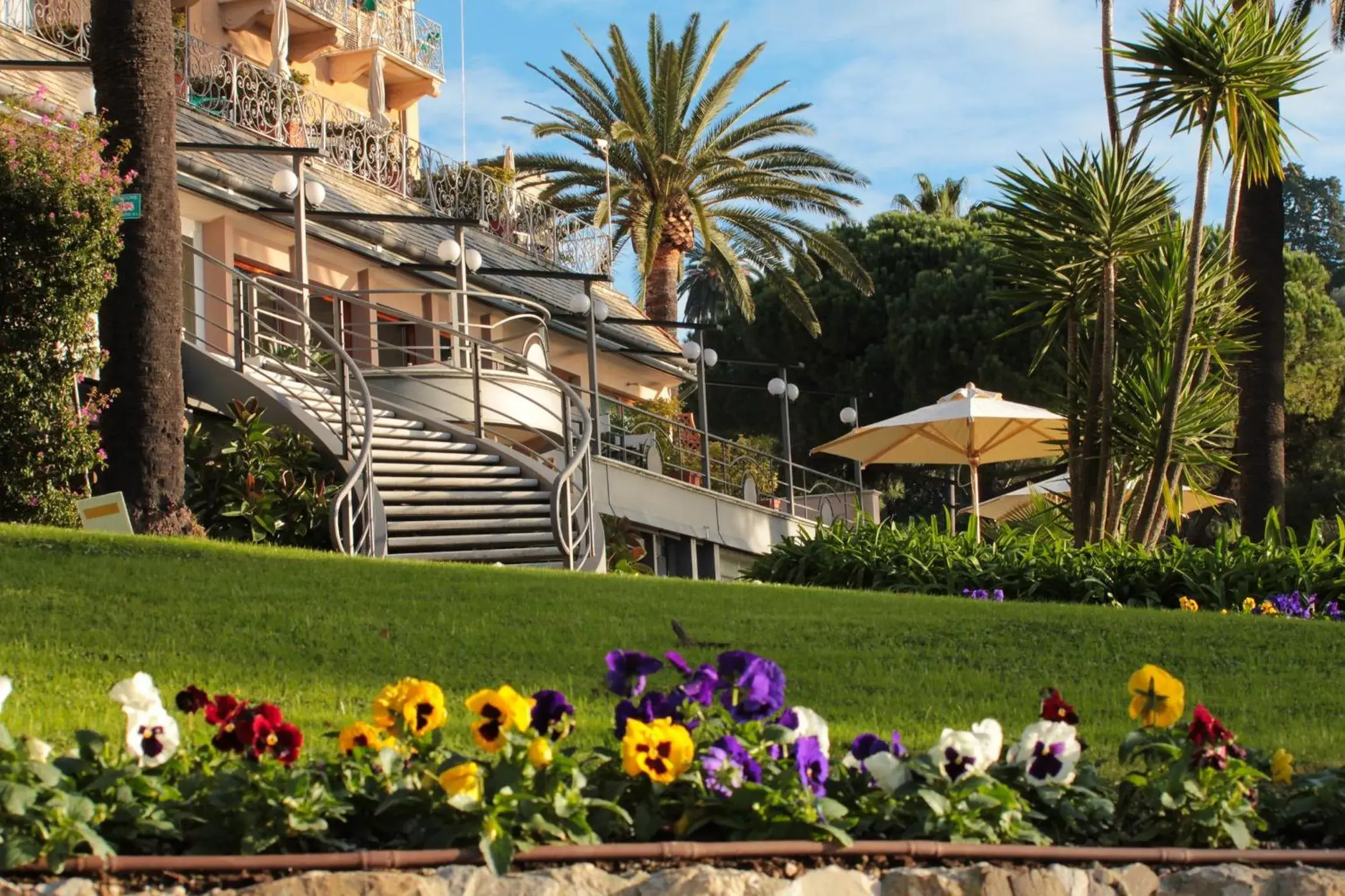 Garden, Property Building in Hotel Continental