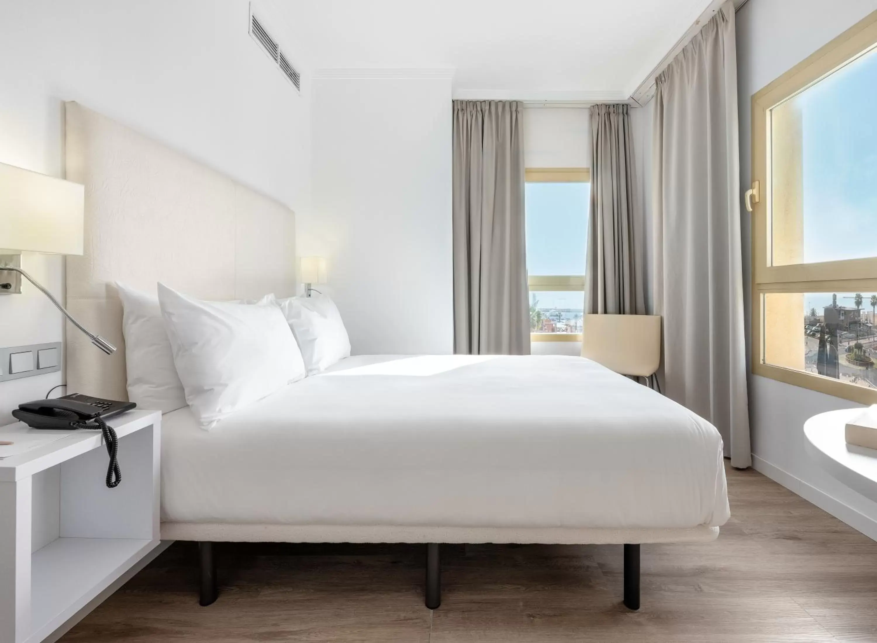 Bed in Hotel Melilla Puerto, Affiliated by Meliá