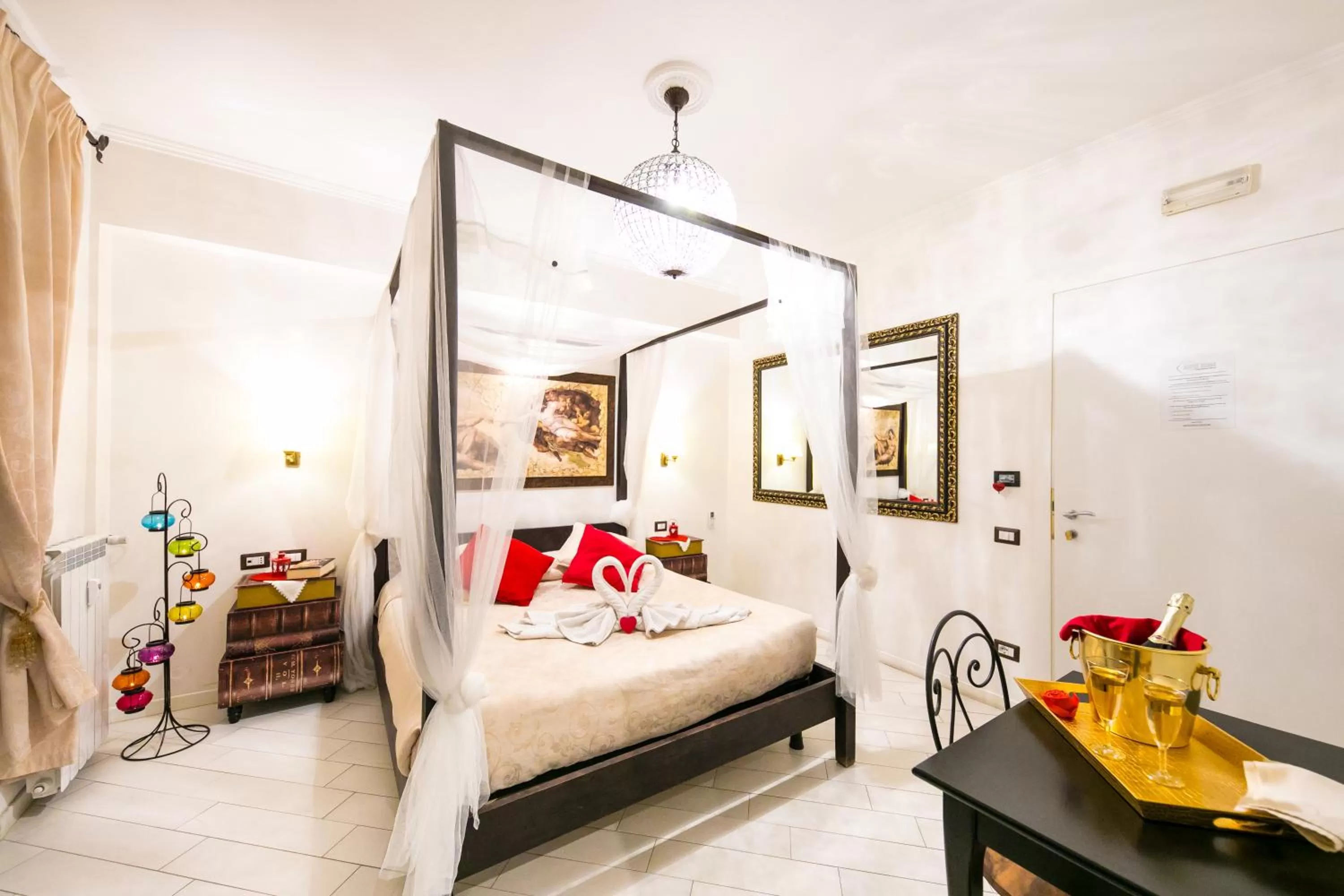 Photo of the whole room, Bed in Suites Roma Tiburtina