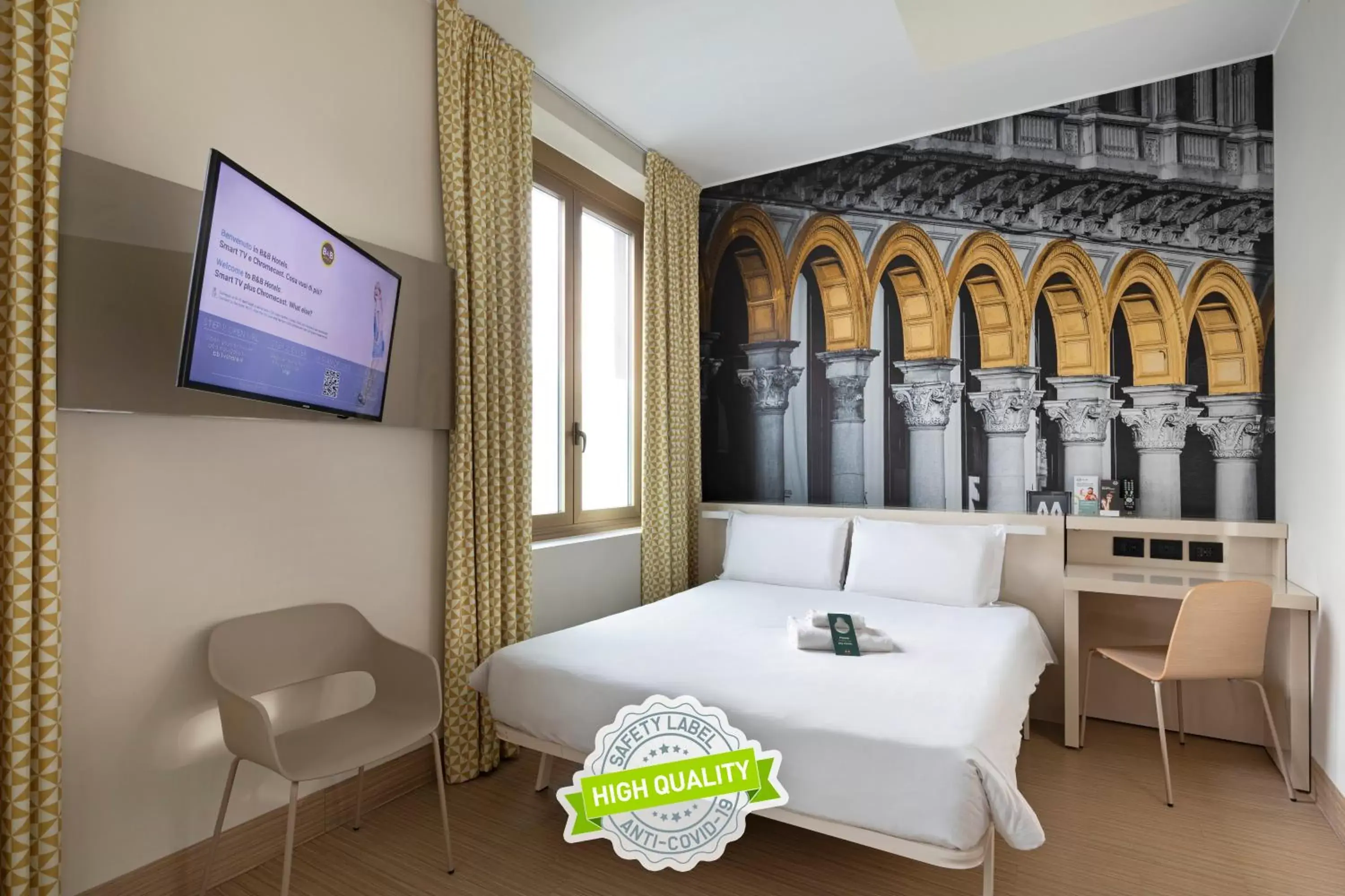 Photo of the whole room in B&B Hotel Milano Sant'Ambrogio