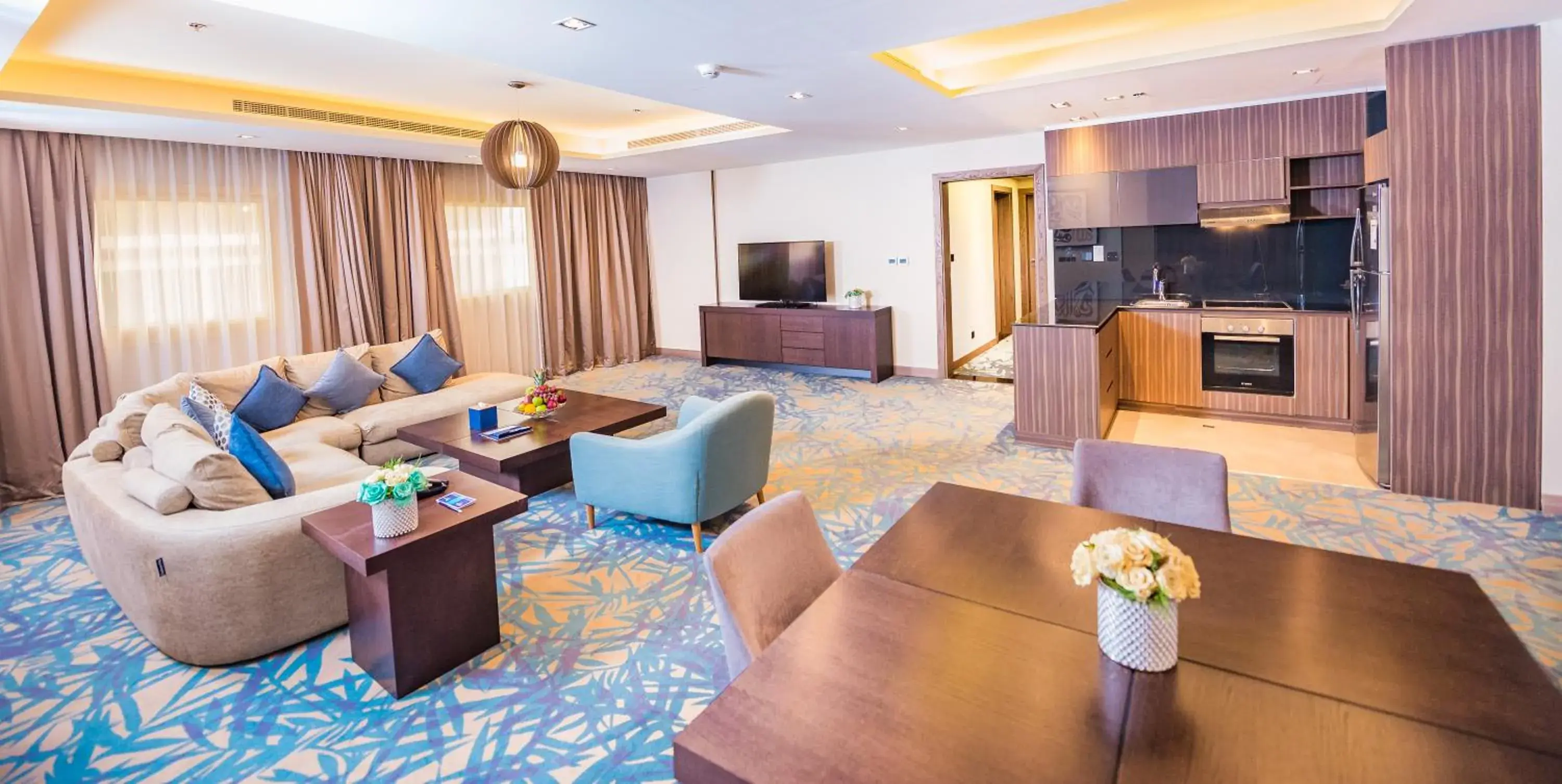 Living room, Seating Area in MENA Plaza Hotel Albarsha At The Mall