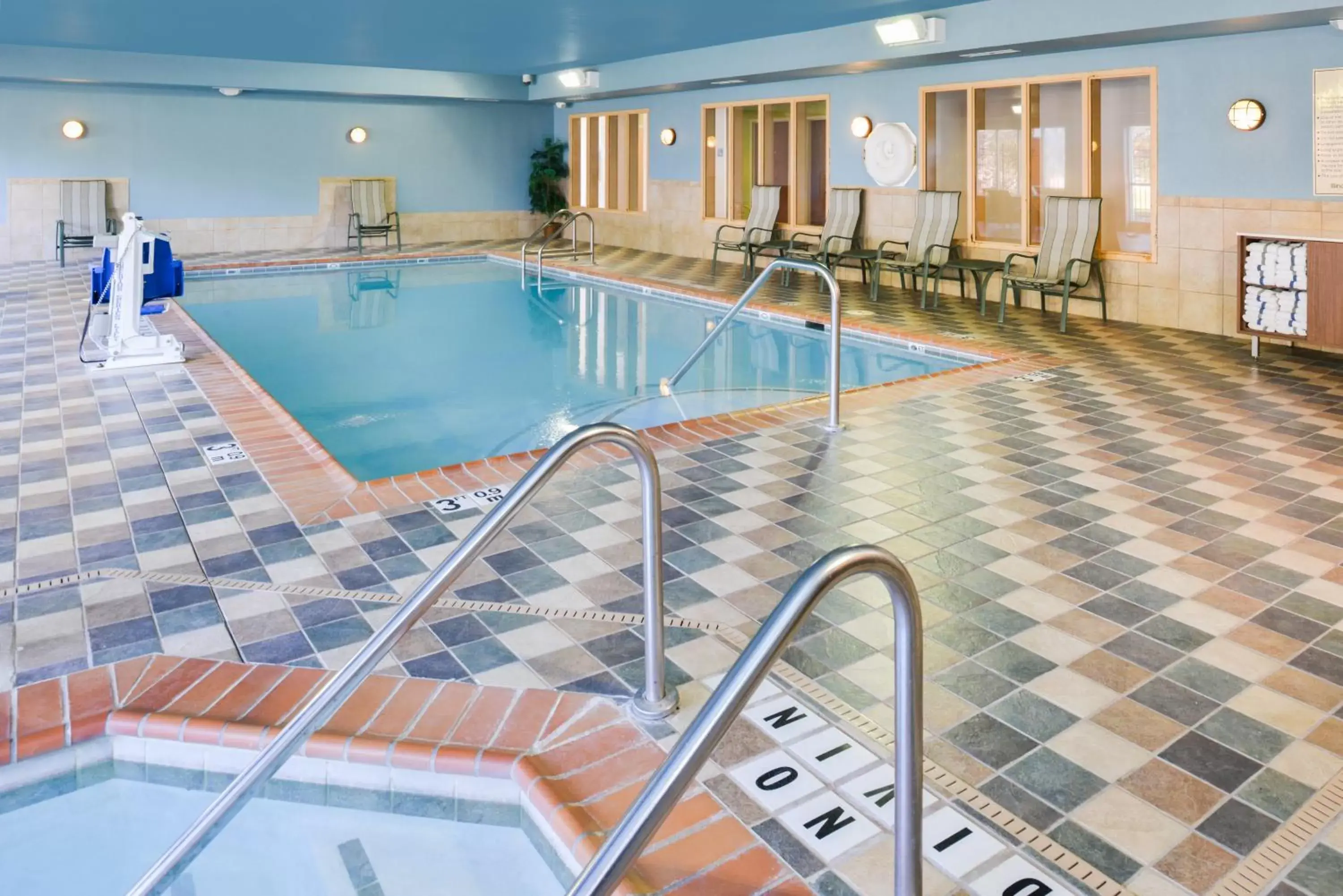 Swimming Pool in Holiday Inn Express Hotel & Suites Urbana-Champaign-U of I Area, an IHG Hotel