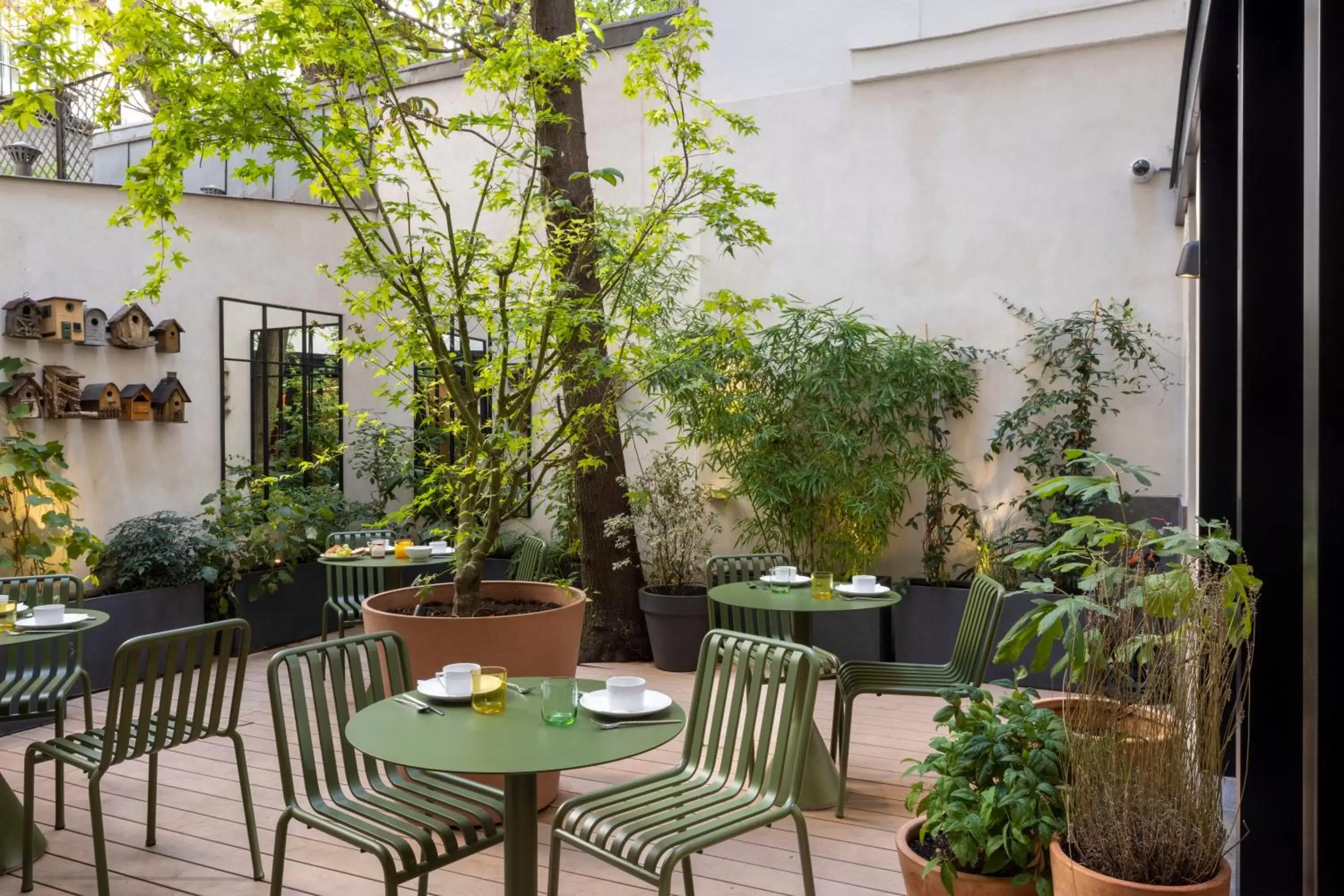 Garden, Restaurant/Places to Eat in Hôtel La Canopée