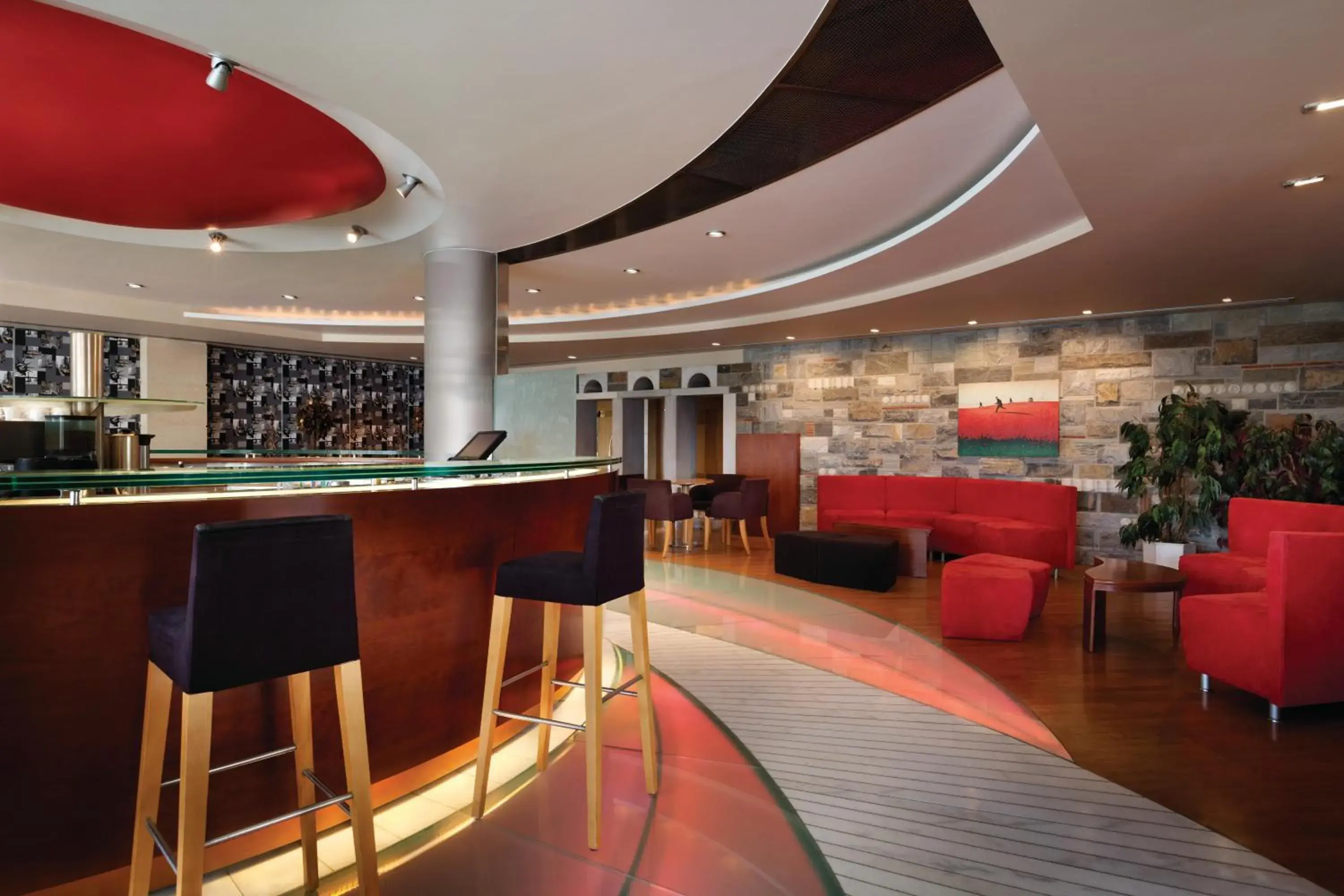 Lounge or bar, Lounge/Bar in Ramada Loutraki Poseidon Resort