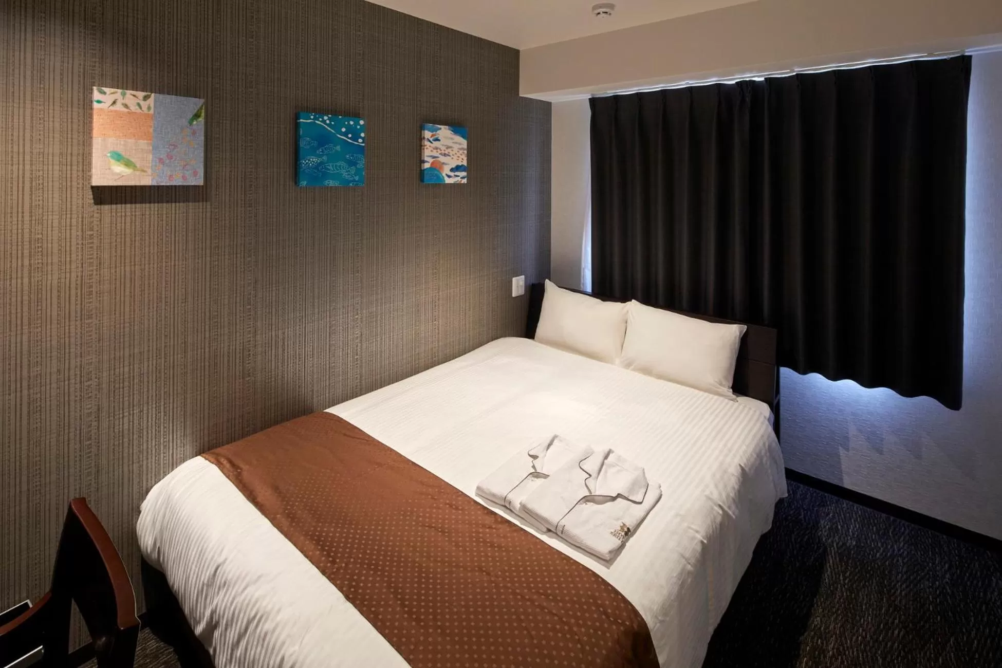 Photo of the whole room, Bed in HOTEL BRILLER Kyoto Station South