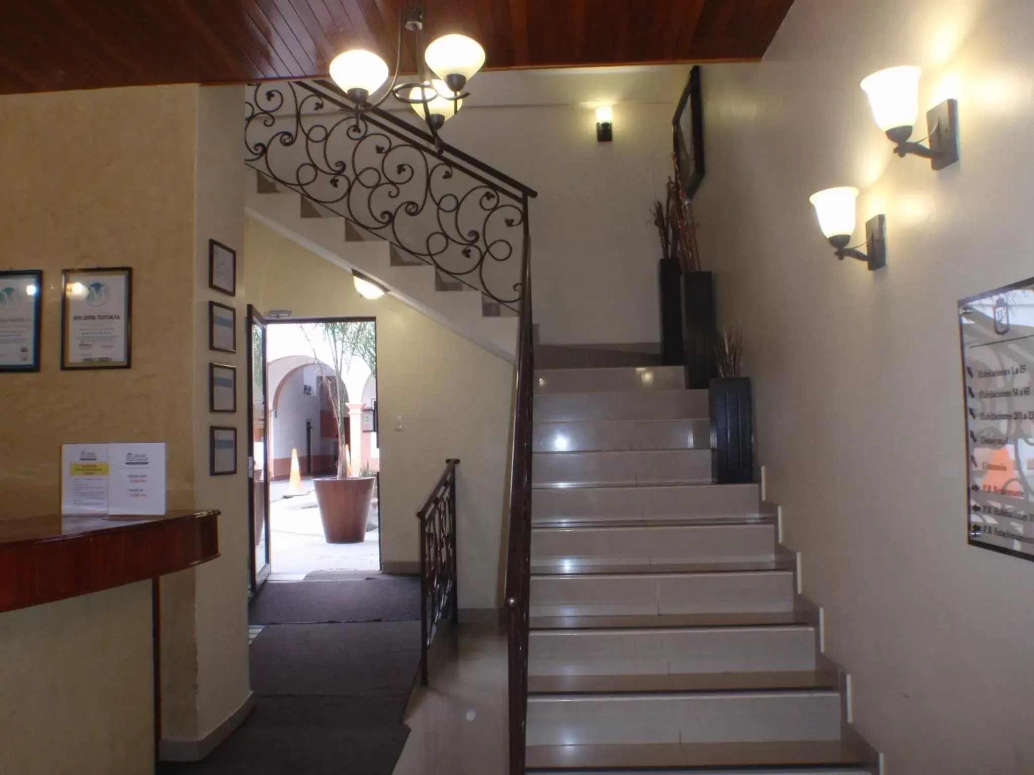Lobby/Reception in Hotel Central Teziutlan