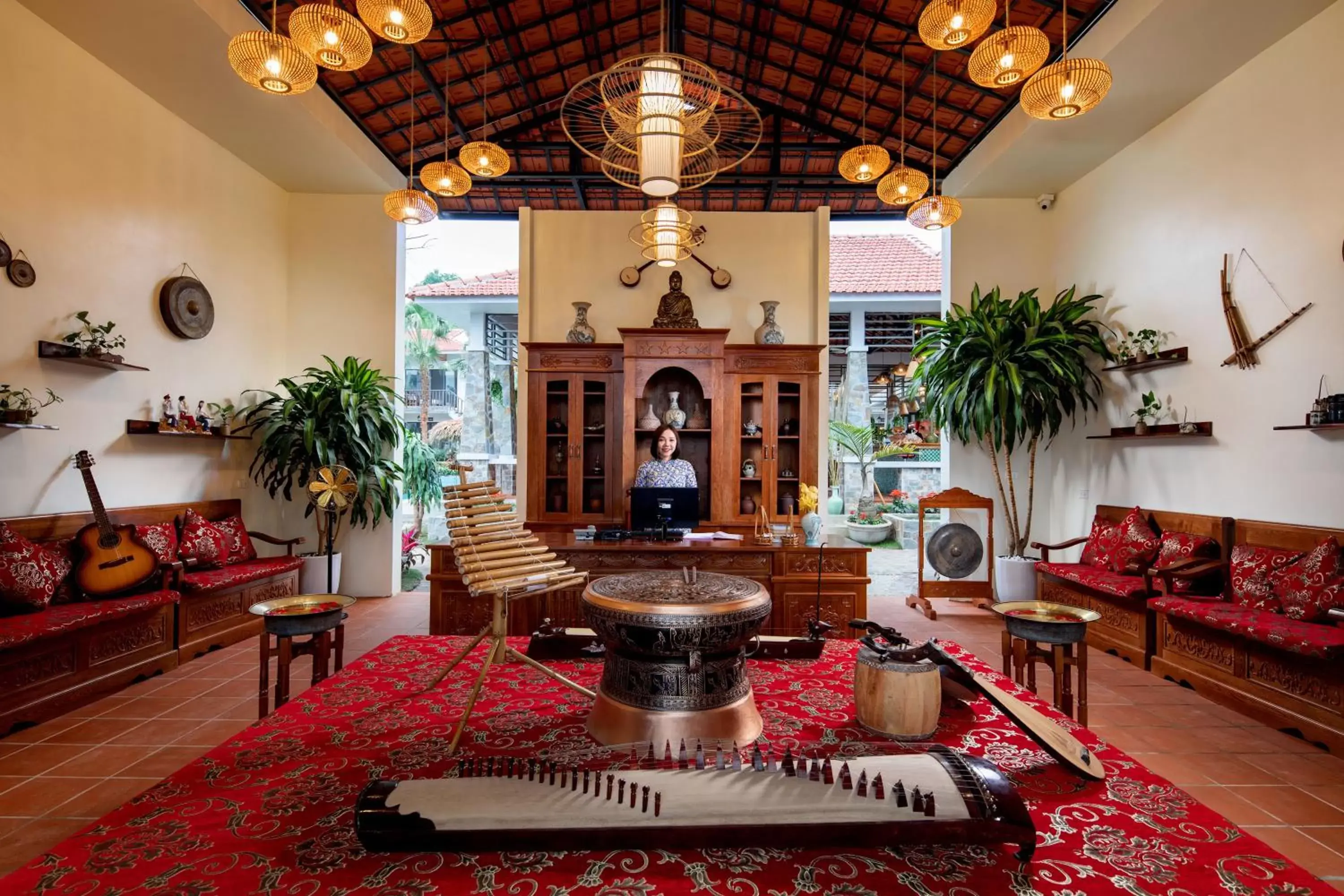 Lobby or reception in Bai Dinh Garden Resort & Spa Lobby or reception in Bai Dinh Garden Resort & Spa