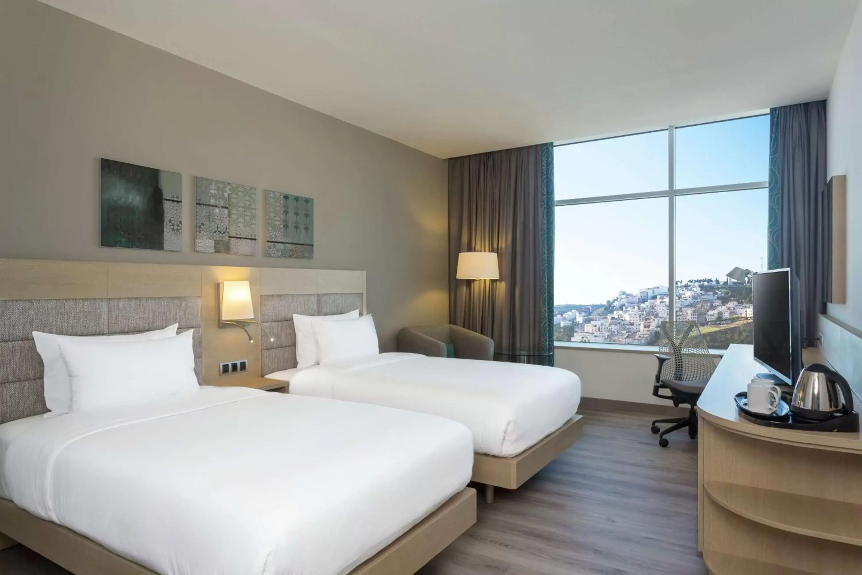 Bedroom in Hilton Garden Inn Tanger City Centre