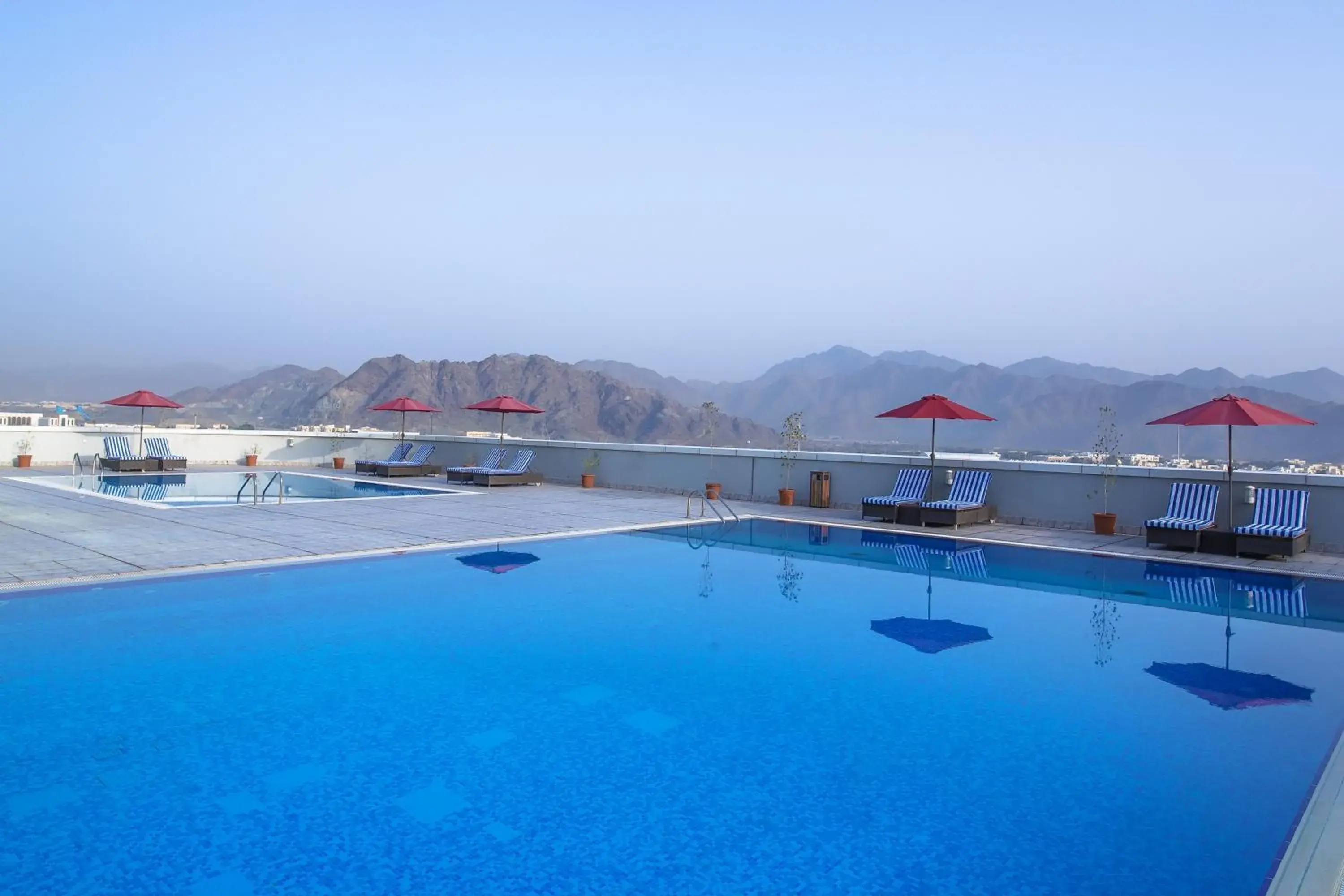 Pool view in Concorde Fujairah Hotel