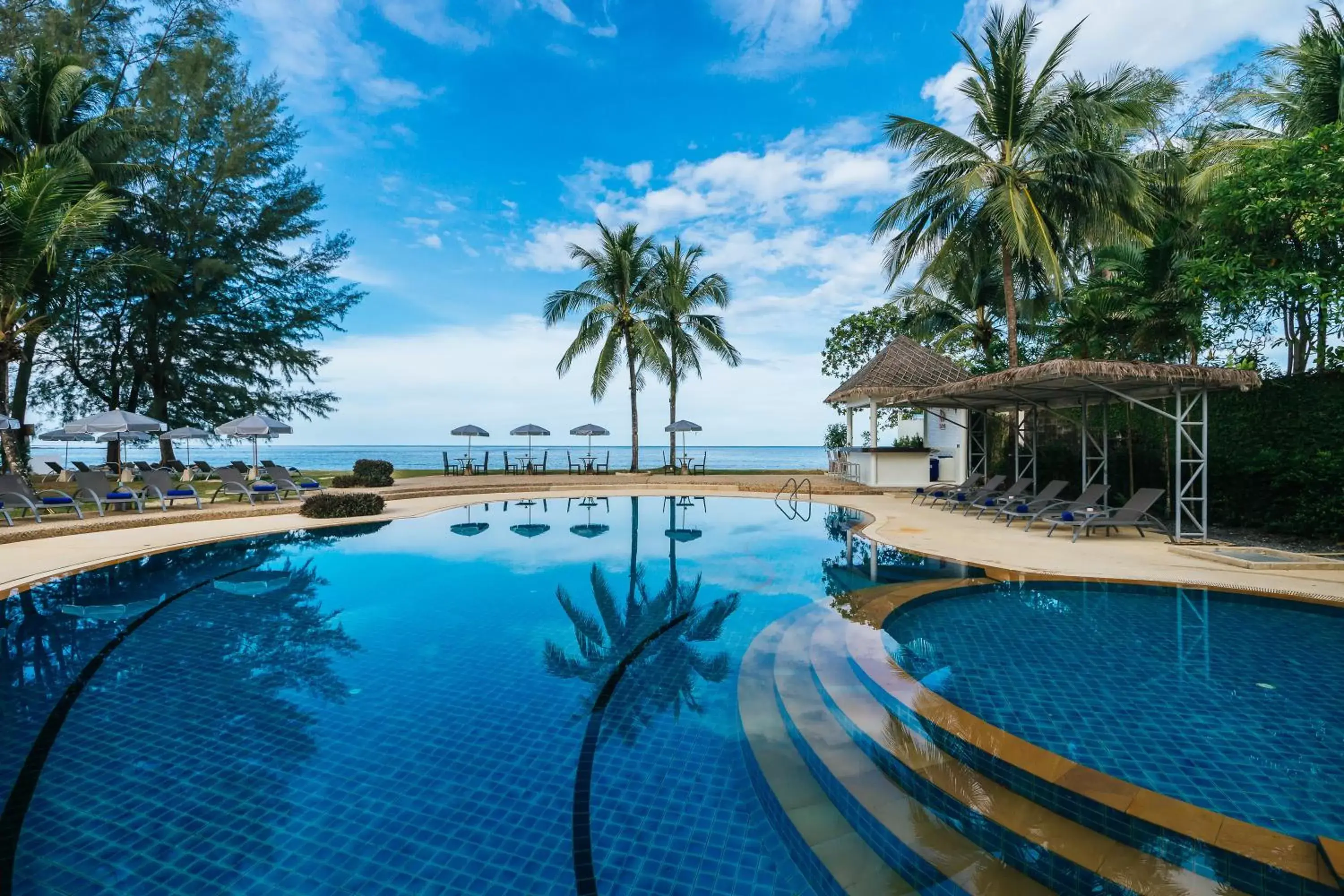 Natural landscape, Swimming Pool in Khaolak Emerald Surf Beach Resort and Spa - SHA Extra Plus