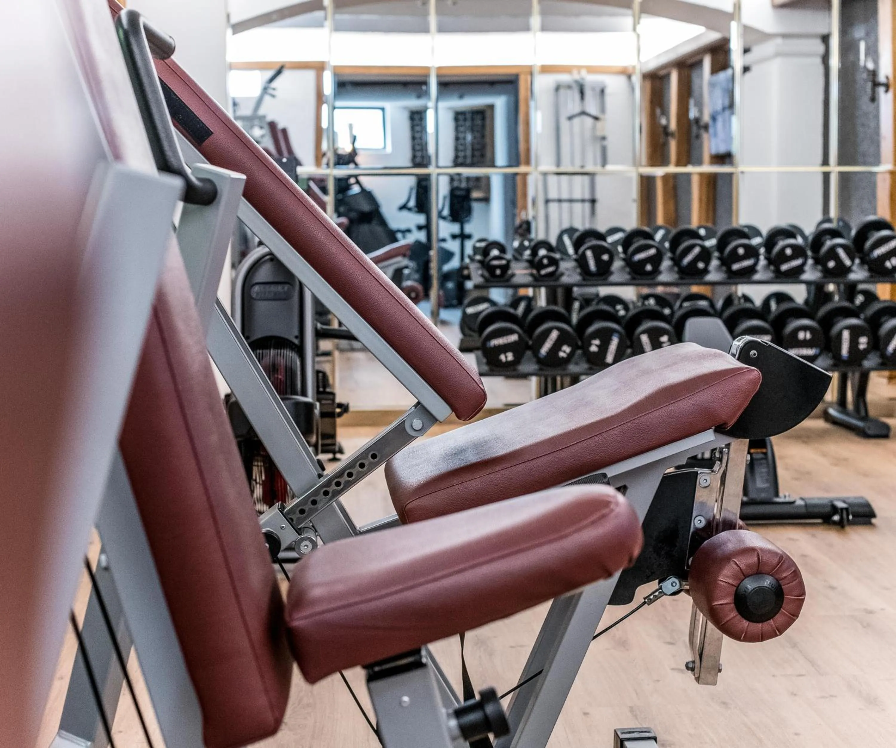 Fitness centre/facilities in Hotel Moserhof