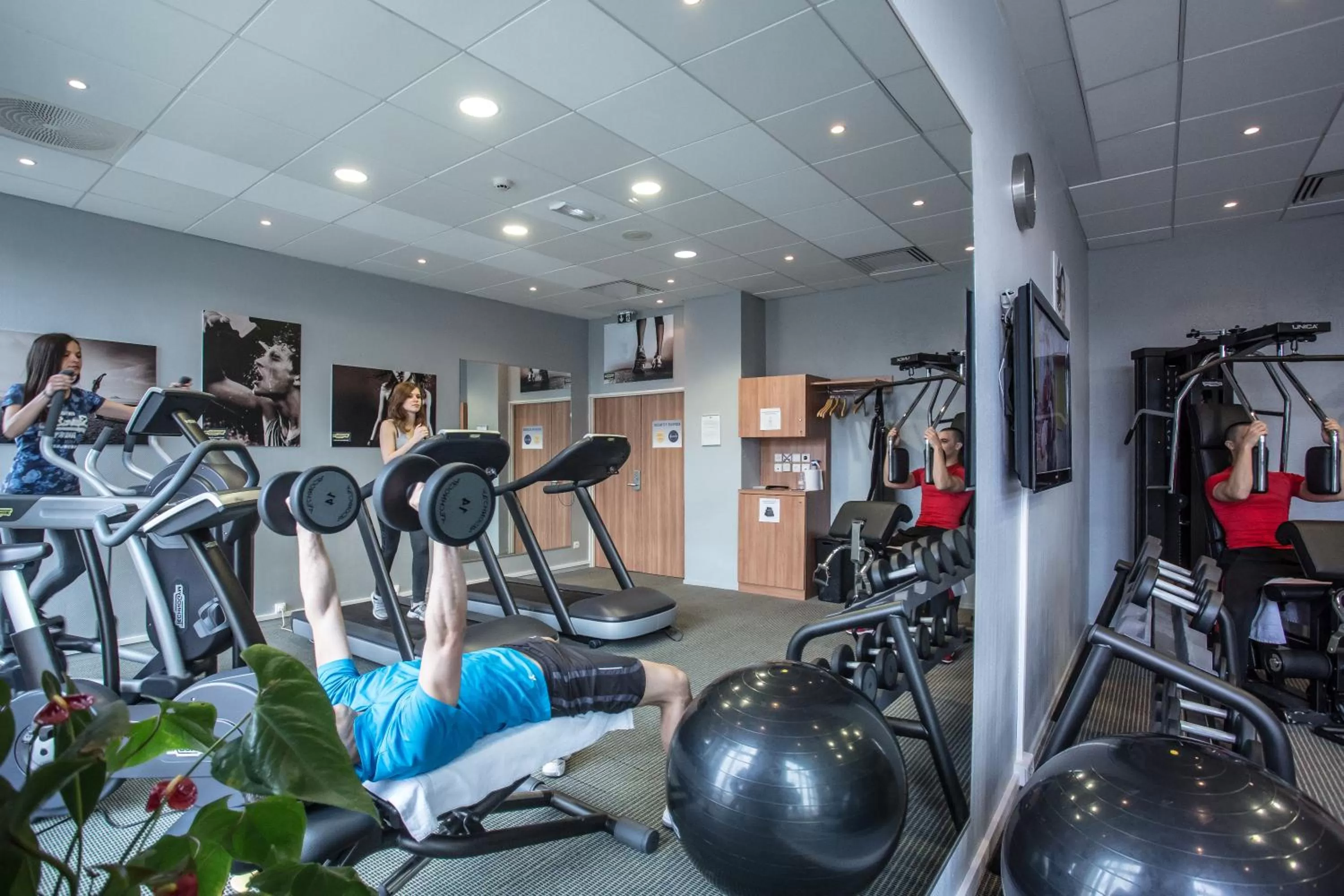 Fitness centre/facilities in Novotel Bourges