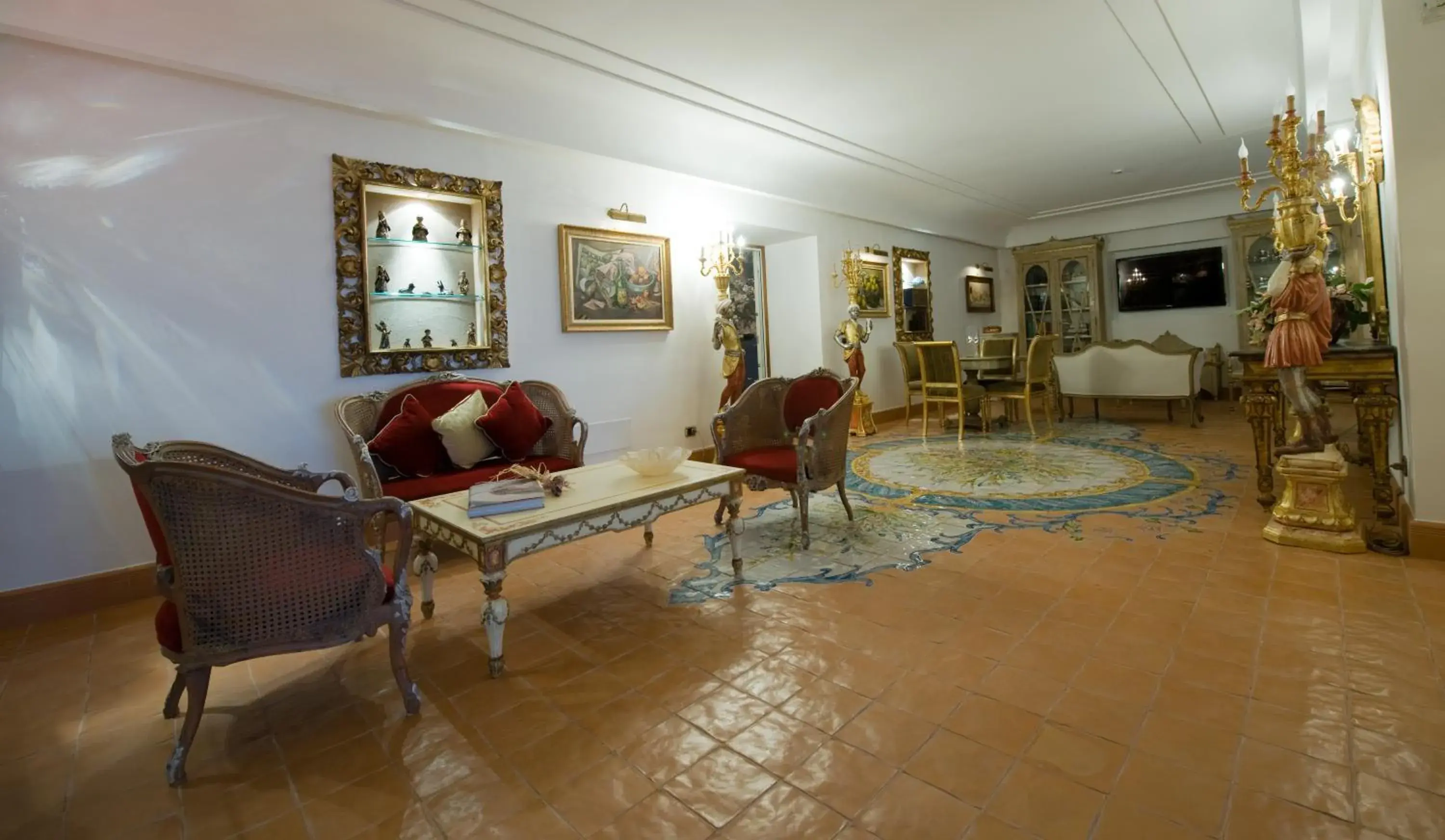 Communal lounge/ TV room, Seating Area in Hotel Botanico San Lazzaro
