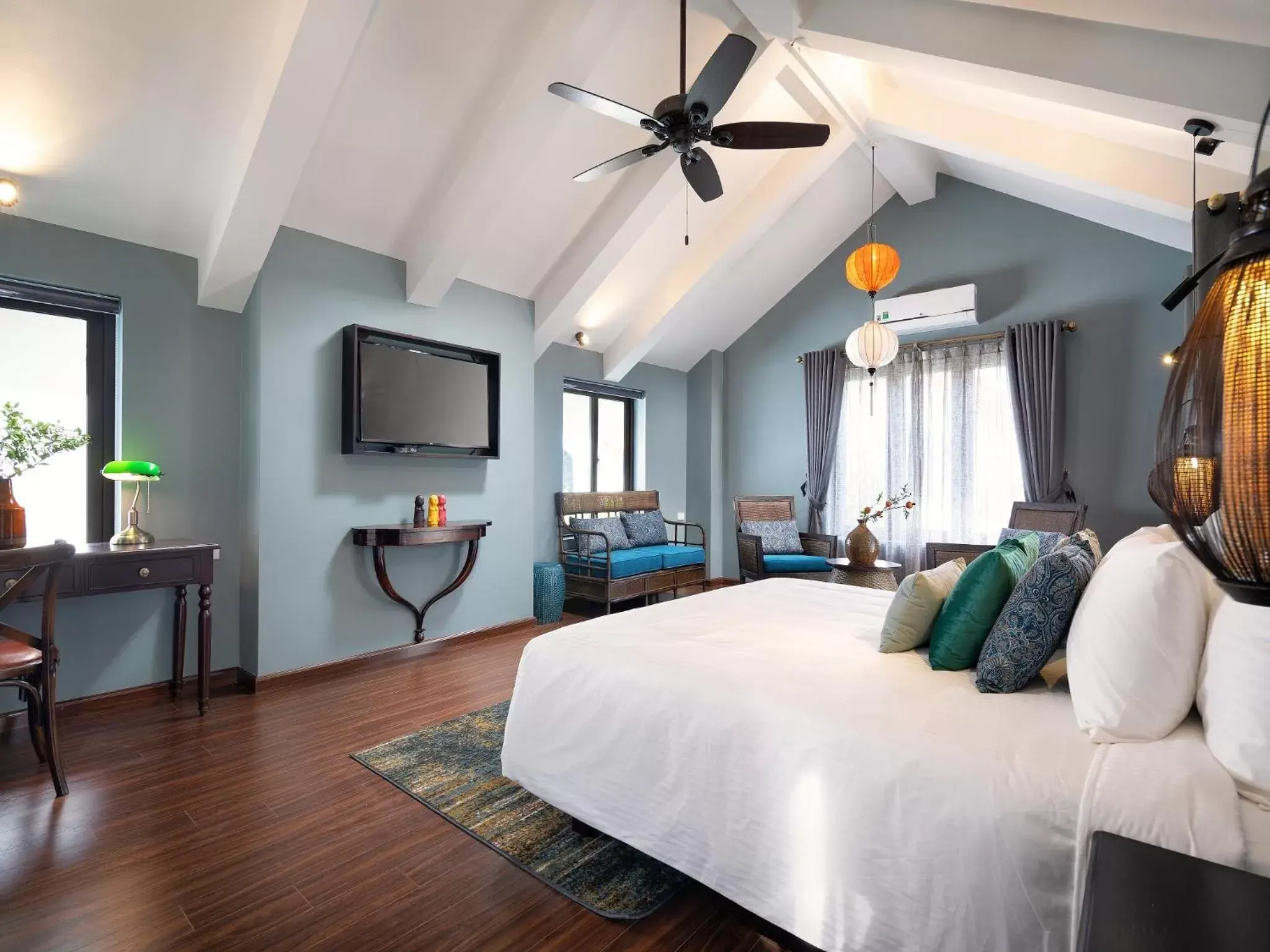 Decorative detail, Bed in AIRA Boutique Hoi An Hotel & Spa Decorative detail, Bed in AIRA Boutique Hoi An Hotel & Spa