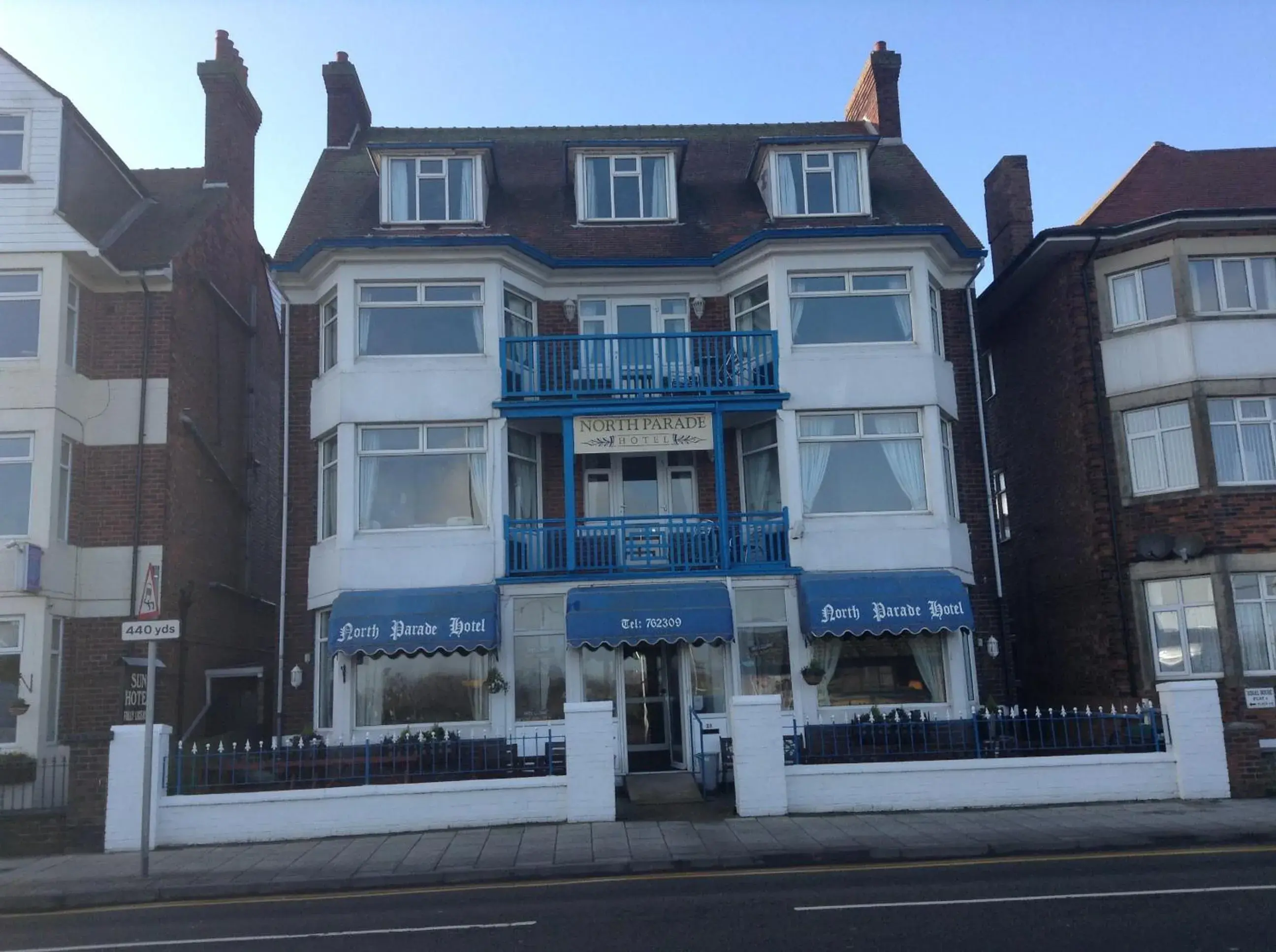 Facade/entrance, Property Building in North Parade Seafront Accommodation