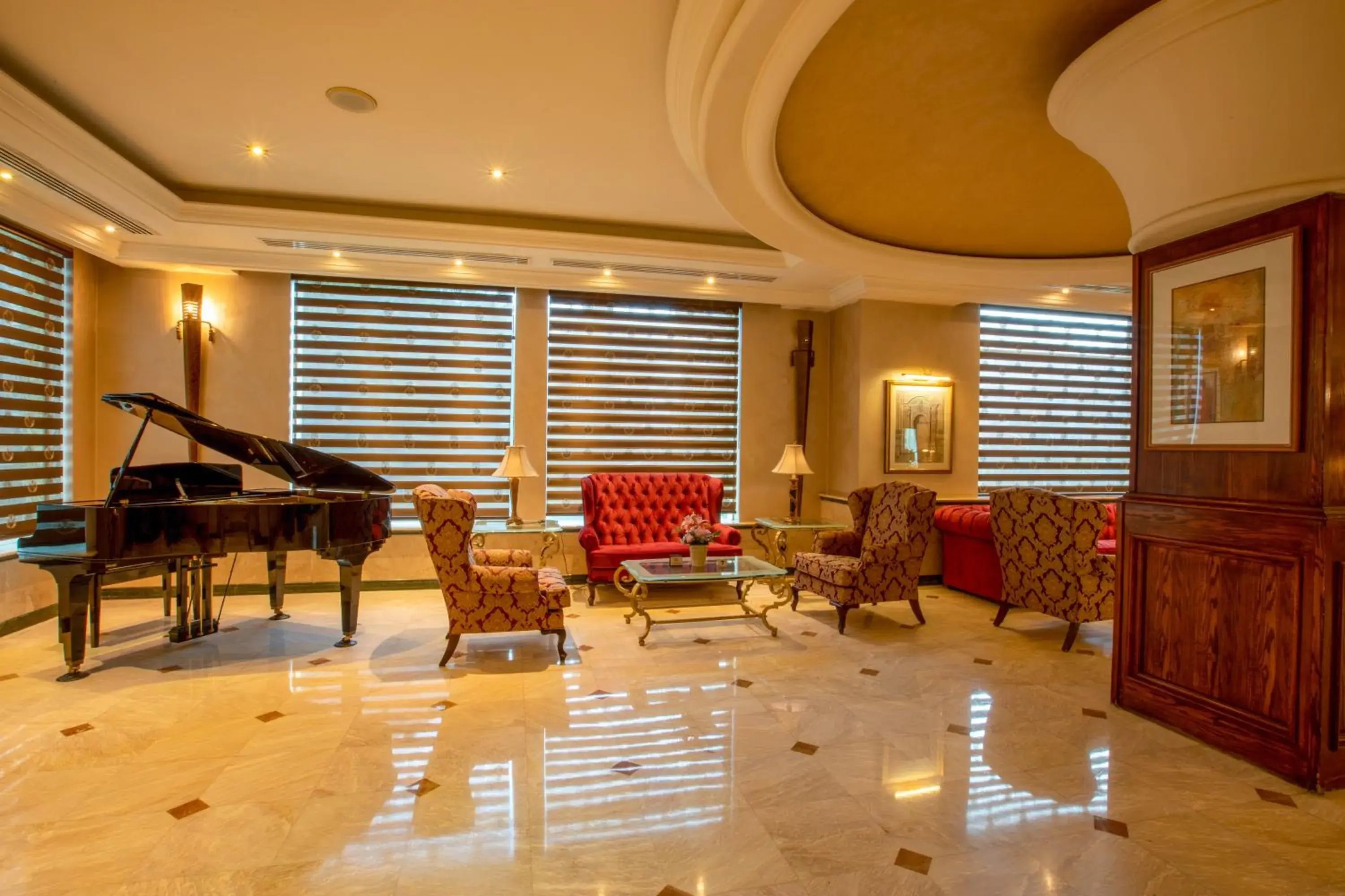 Lobby or reception, Seating Area in Bristol Amman Hotel
