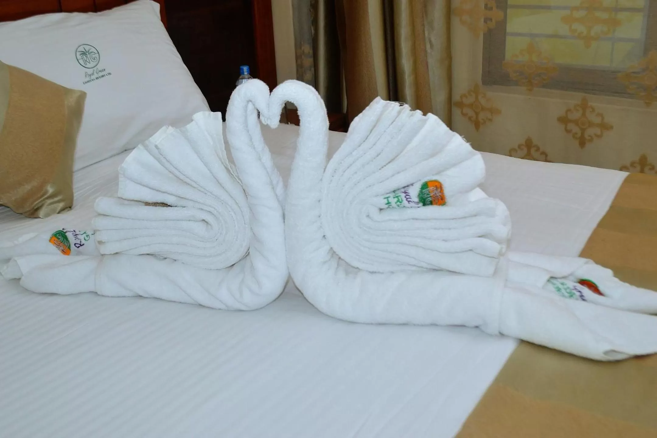 Bed in Royal Green Gardens Resort