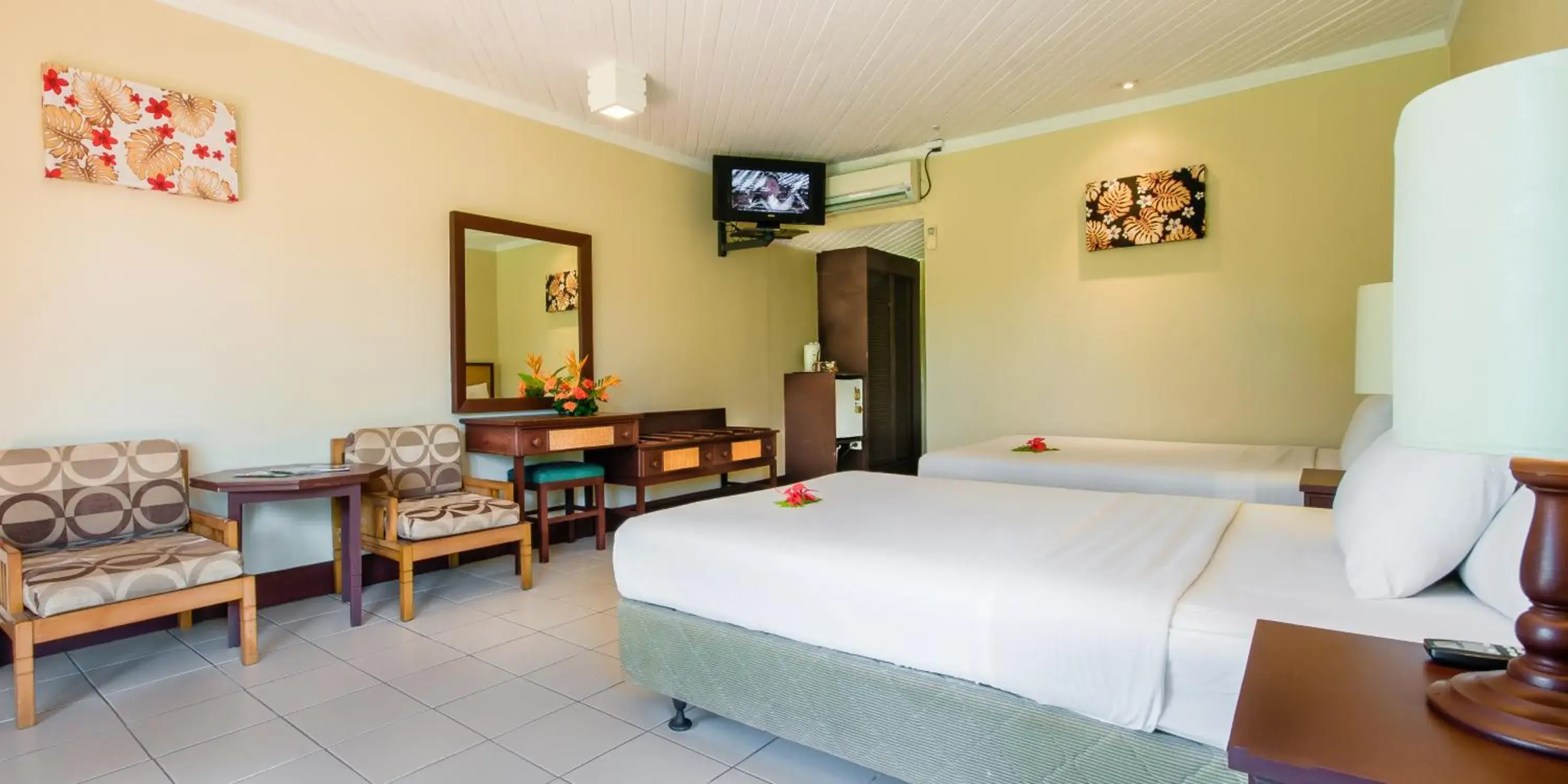 Bedroom in Tanoa Skylodge