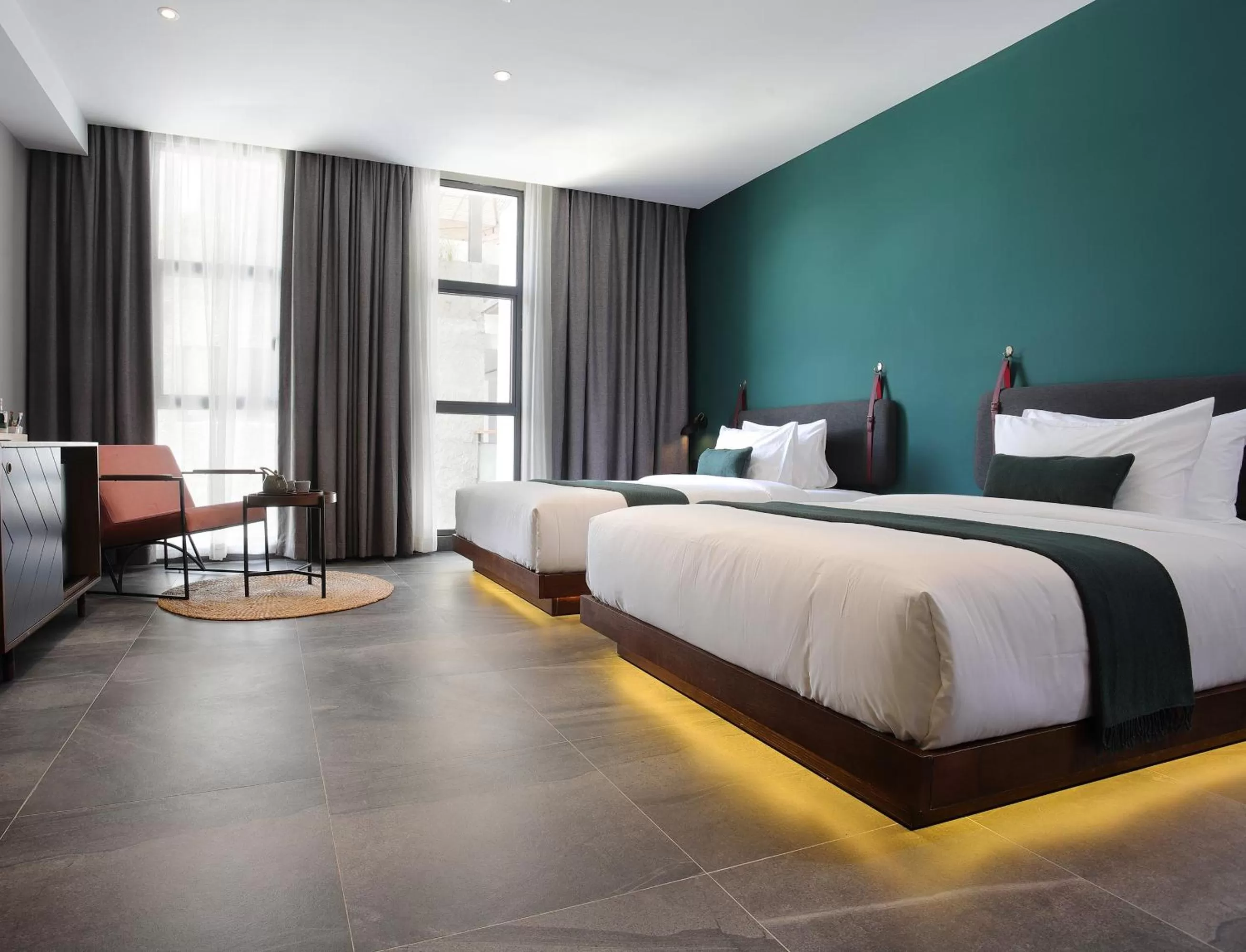 Seating area, Bed in Baitong Hotel & Resort Phnom Penh