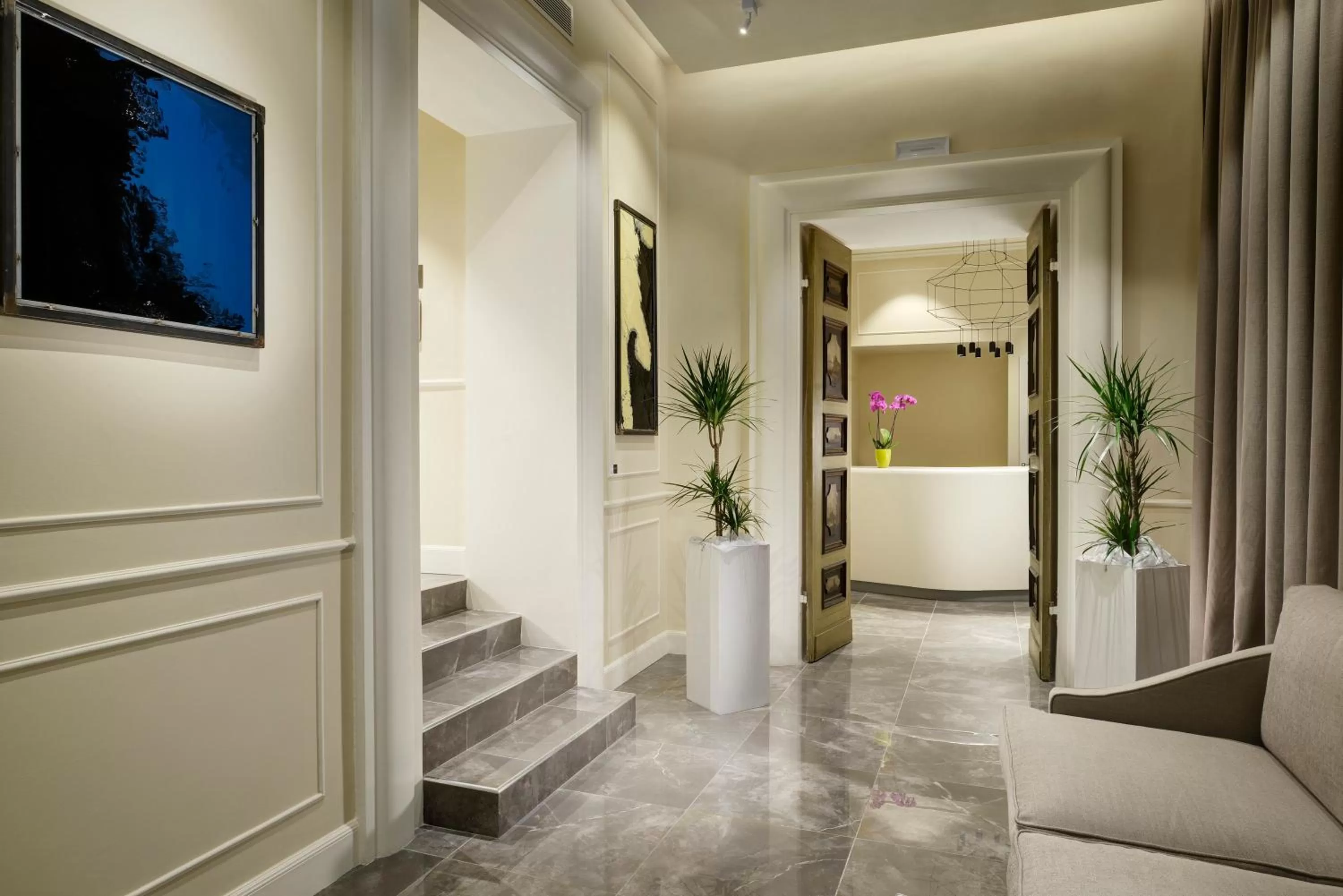 Lobby or reception in Locanda della Posta Boutique Hotel