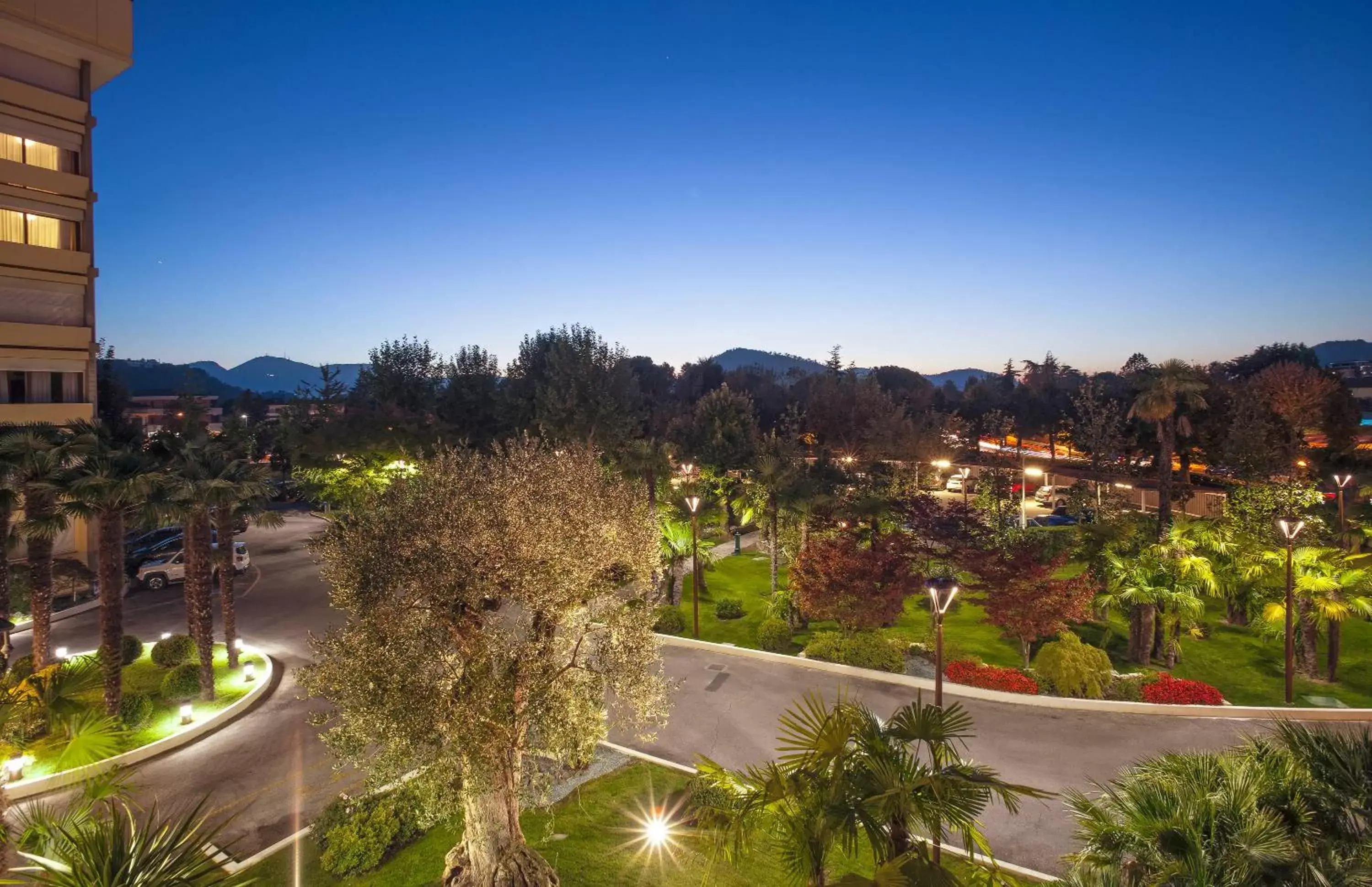 Garden view in Hotel Savoia Thermae & SPA