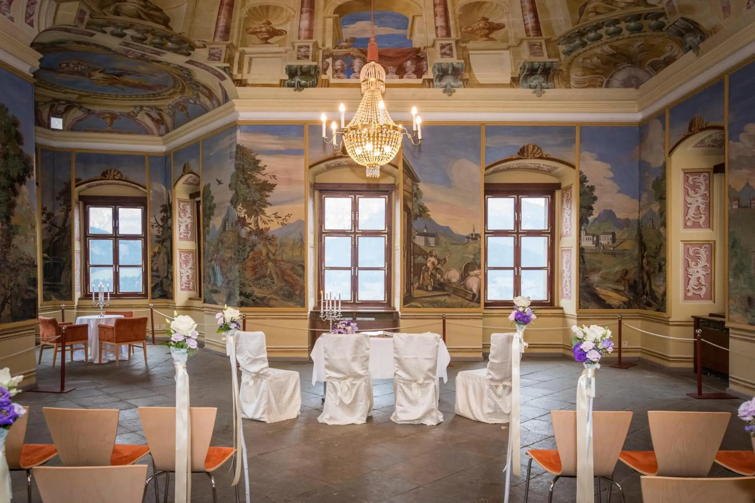 Decorative detail, Banquet Facilities in JUFA Hotel Schloss Röthelstein