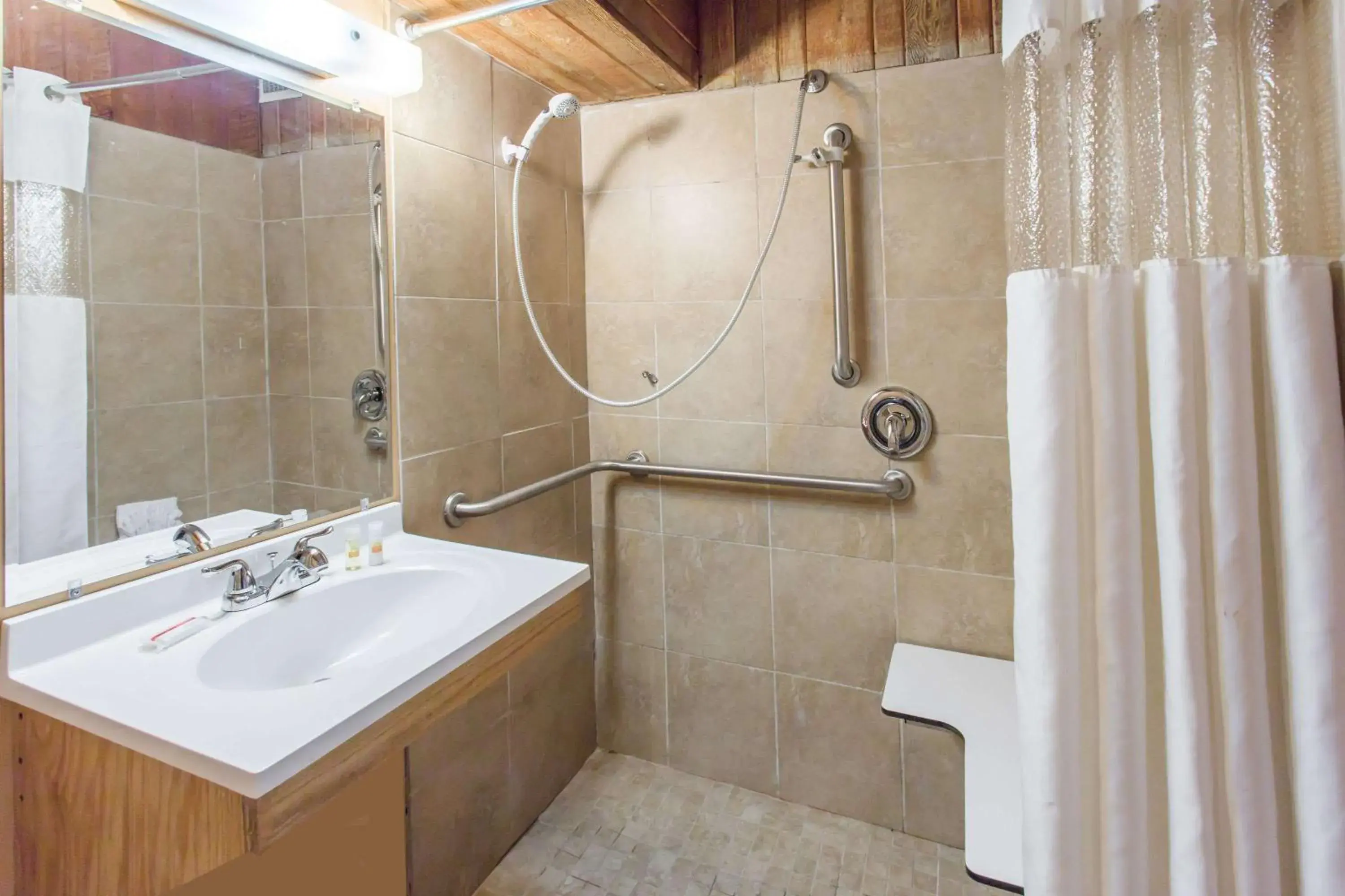 Bathroom in Days Inn by Wyndham West Allis/Milwaukee