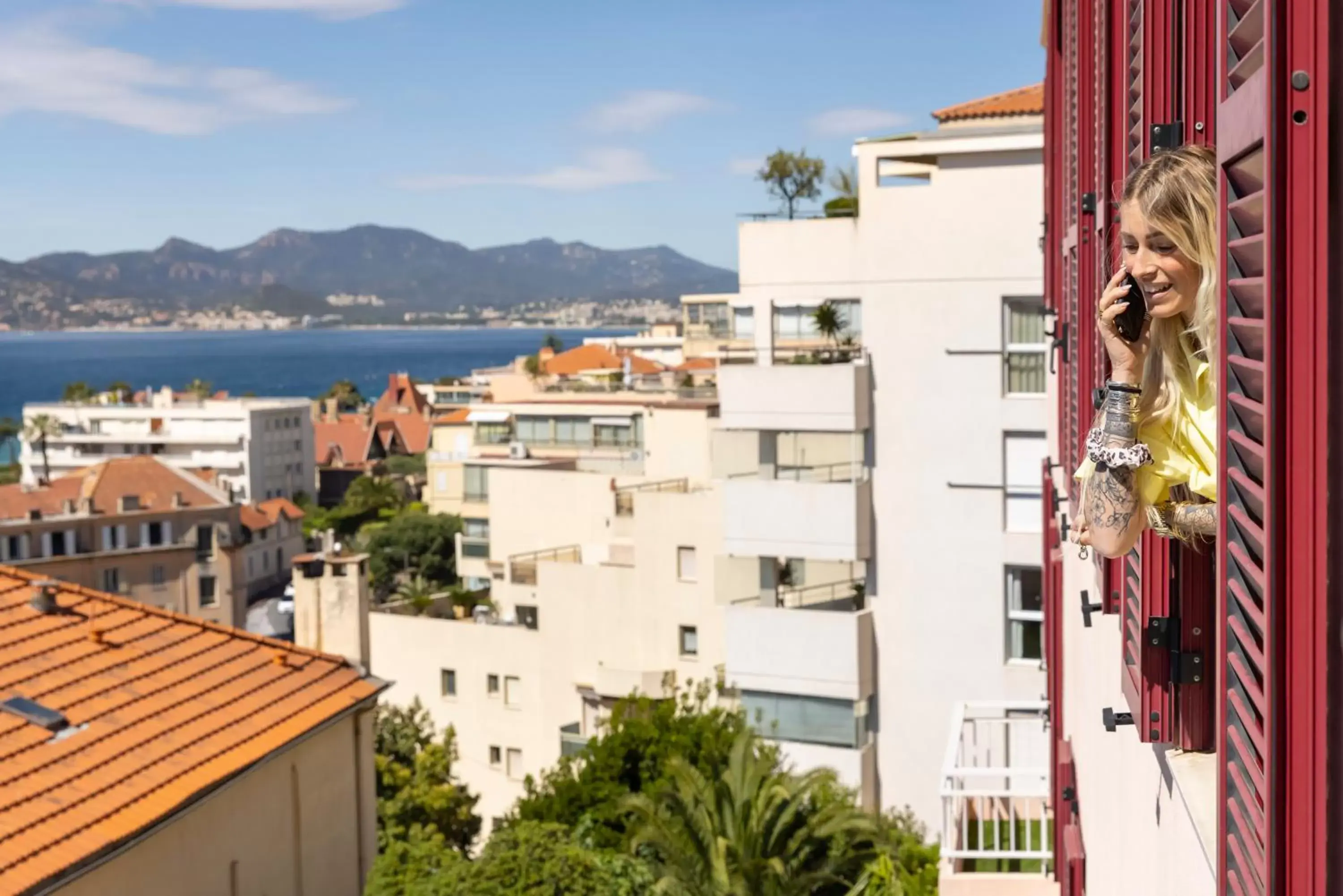 View (from property/room) in The Originals Boutique, Hôtel des Orangers, Cannes (Inter-Hotel)